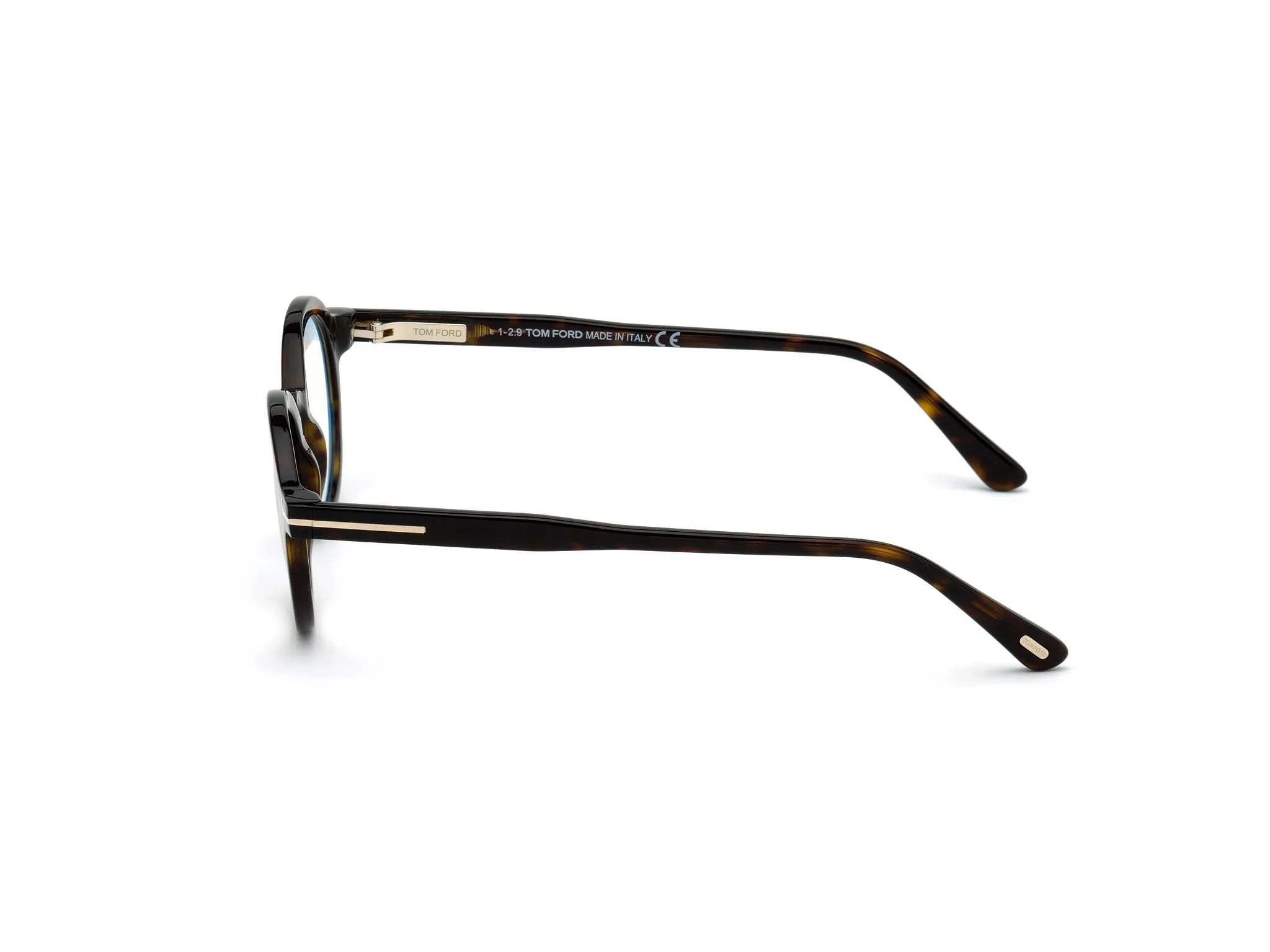 TOM FORD FT5664-B 52 Montature da vista Acetato Havana Rotonda Normale - immagine 2