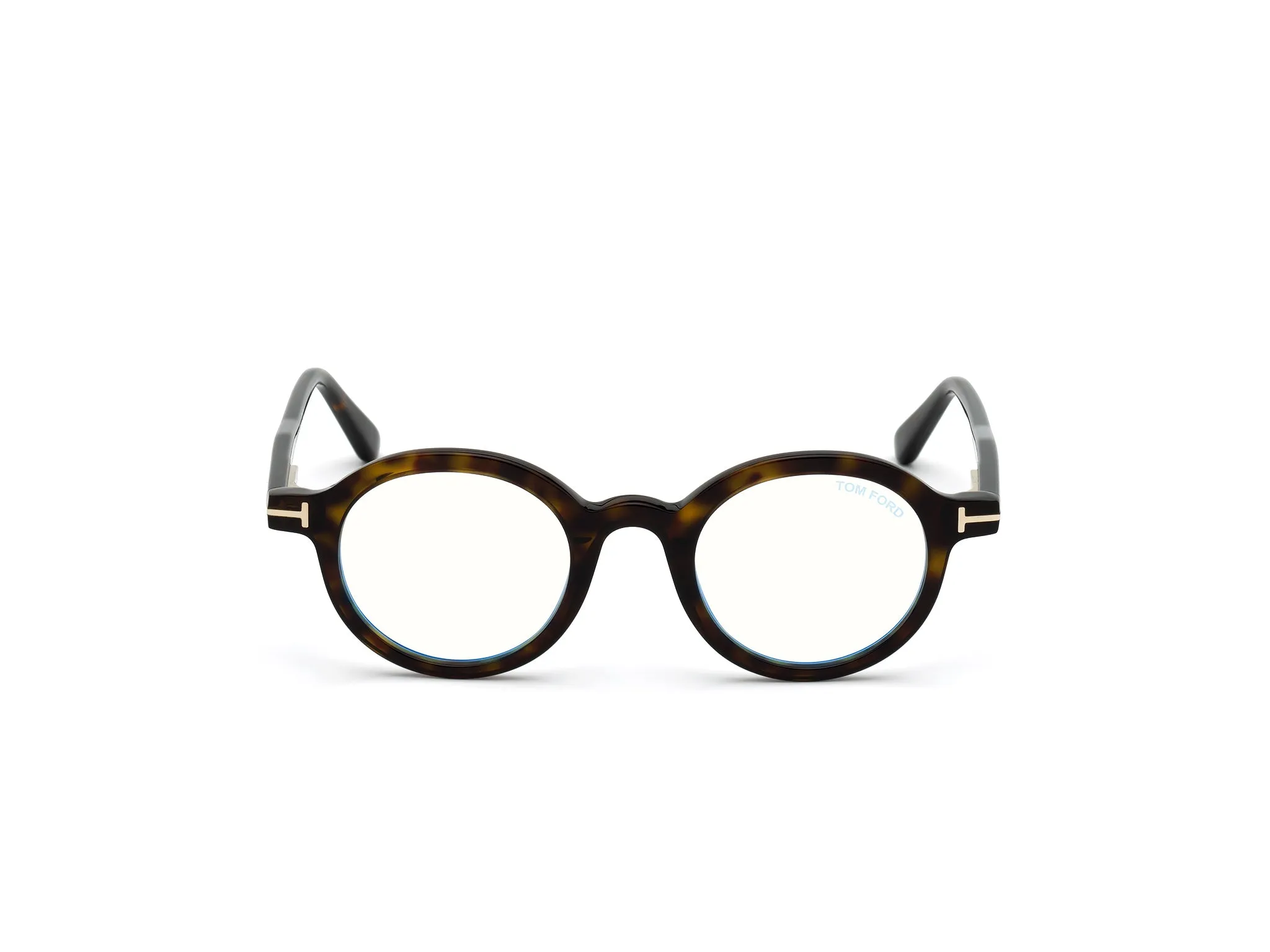 TOM FORD FT5664-B 52 Montature da vista Acetato Havana Rotonda Normale - immagine 3