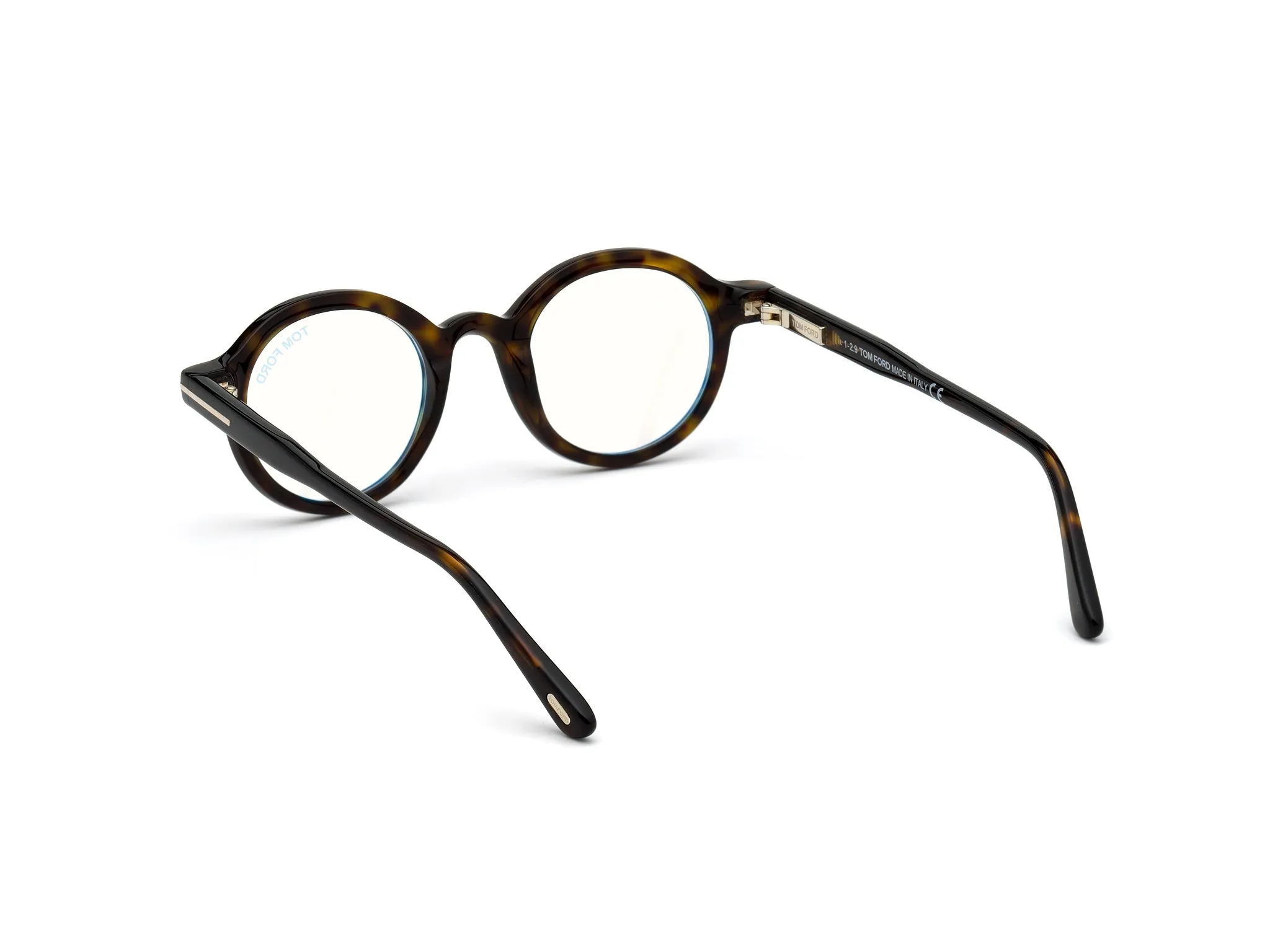 TOM FORD FT5664-B 52 Montature da vista Acetato Havana Rotonda Normale - immagine 4