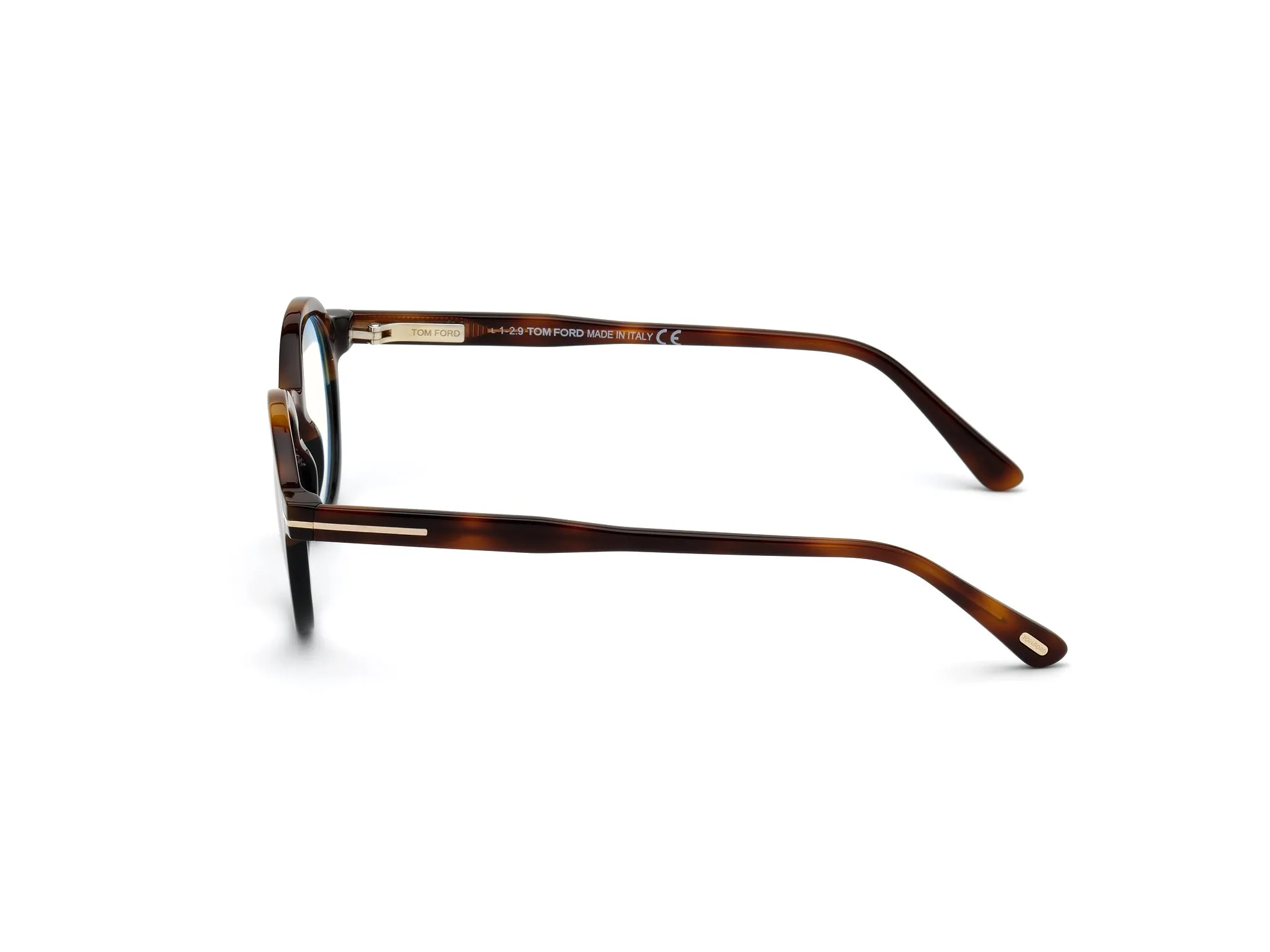 TOM FORD FT5664-B 56 Montature da vista Acetato Havana Rotonda Normale - immagine 2