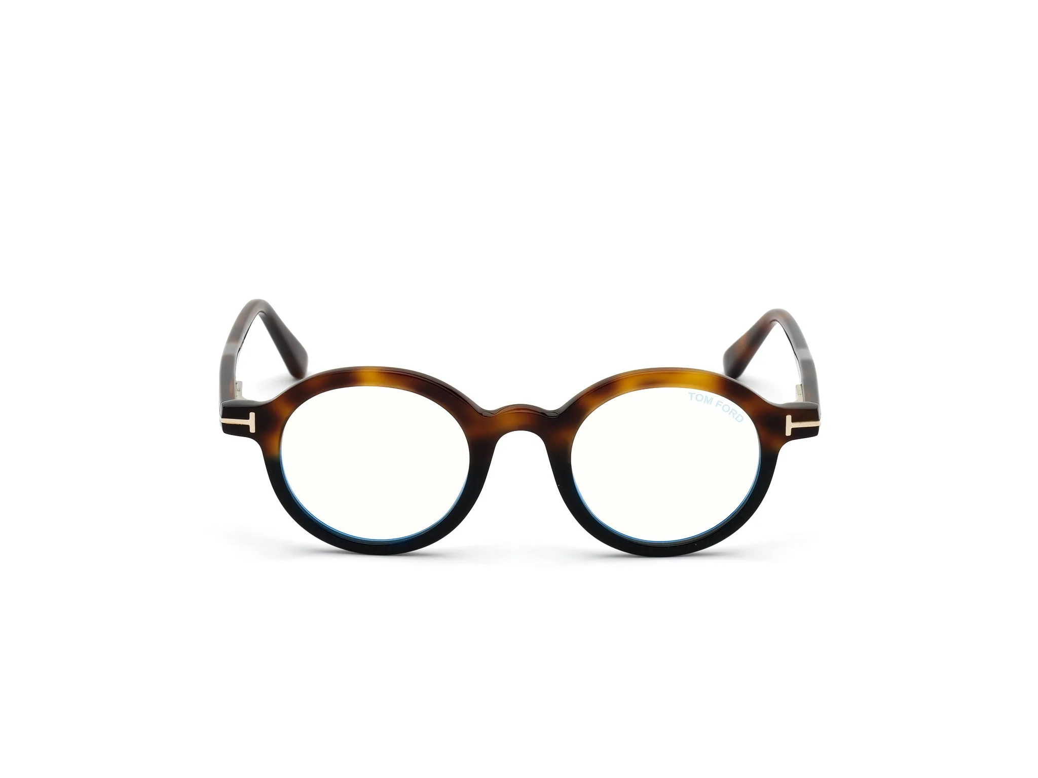 TOM FORD FT5664-B 56 Montature da vista Acetato Havana Rotonda Normale - immagine 3
