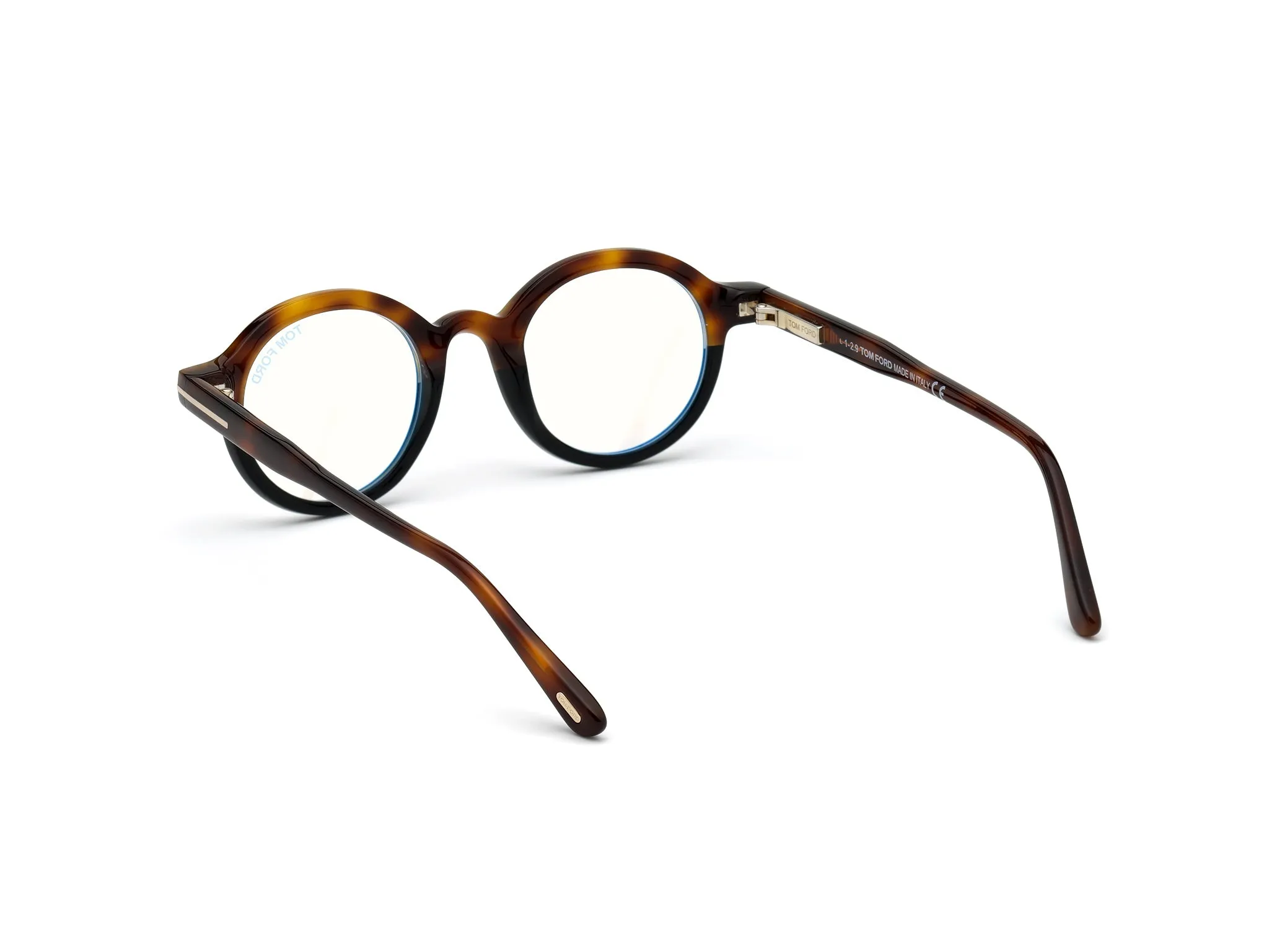 TOM FORD FT5664-B 56 Montature da vista Acetato Havana Rotonda Normale - immagine 4