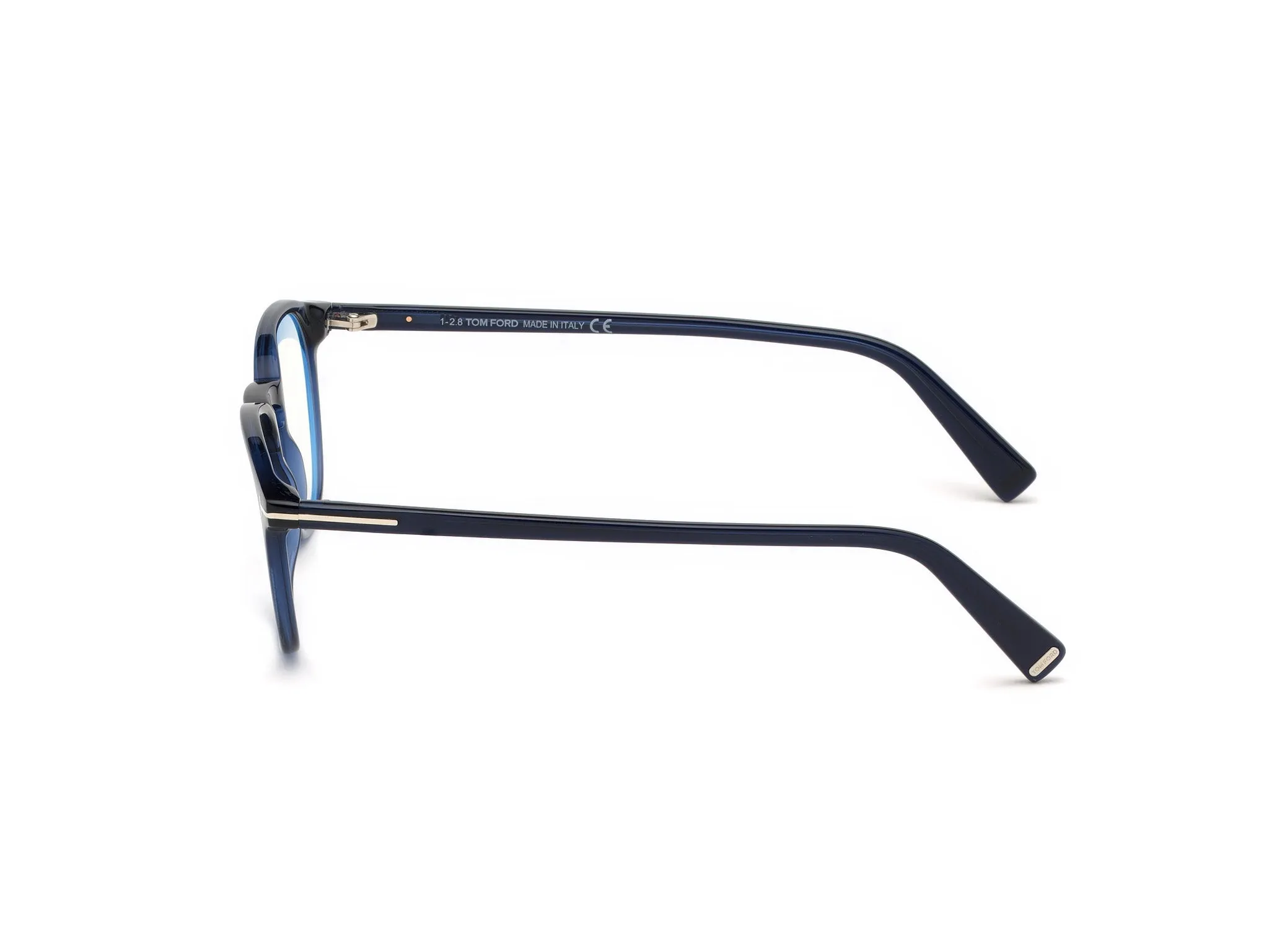 TOM FORD FT5583-B 90 Montature da vista Acetato Blu Geometrica Normale - immagine 2