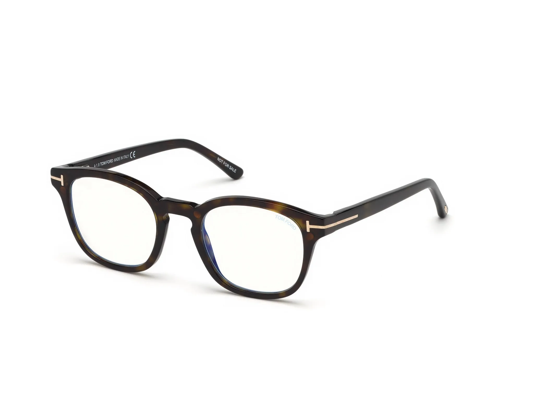 TOM FORD FT5532-B 52E Montature da vista Acetato Havana scuro Geometrica Normale - immagine 1