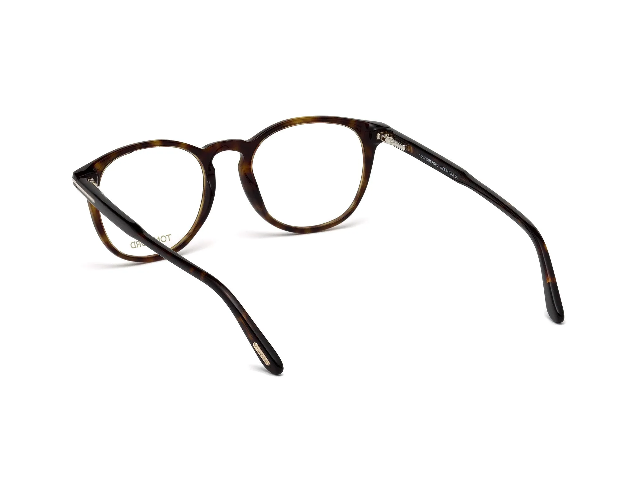 TOM FORD FT5401 52 Montature da vista Acetato Havana Rotonda Normale - immagine 4