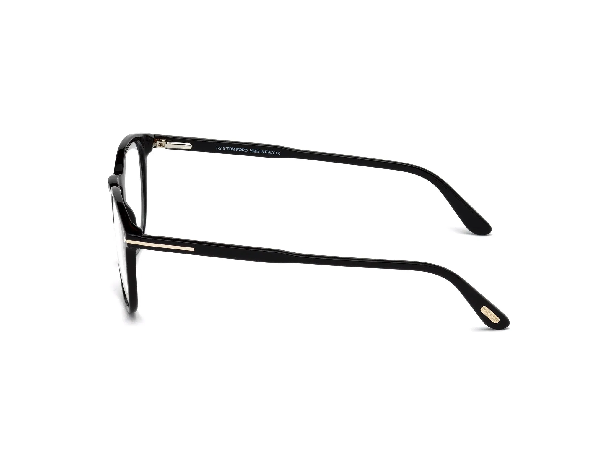 TOM FORD FT5401 1 Montature da vista Acetato Nero Rotonda Normale - immagine 2