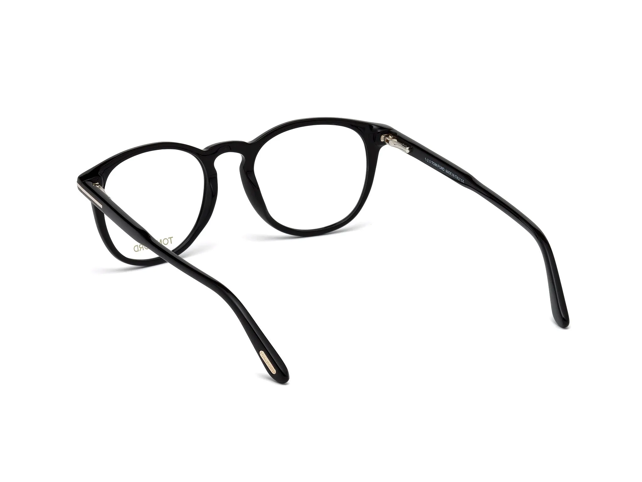 TOM FORD FT5401 1 Montature da vista Acetato Nero Rotonda Normale - immagine 4