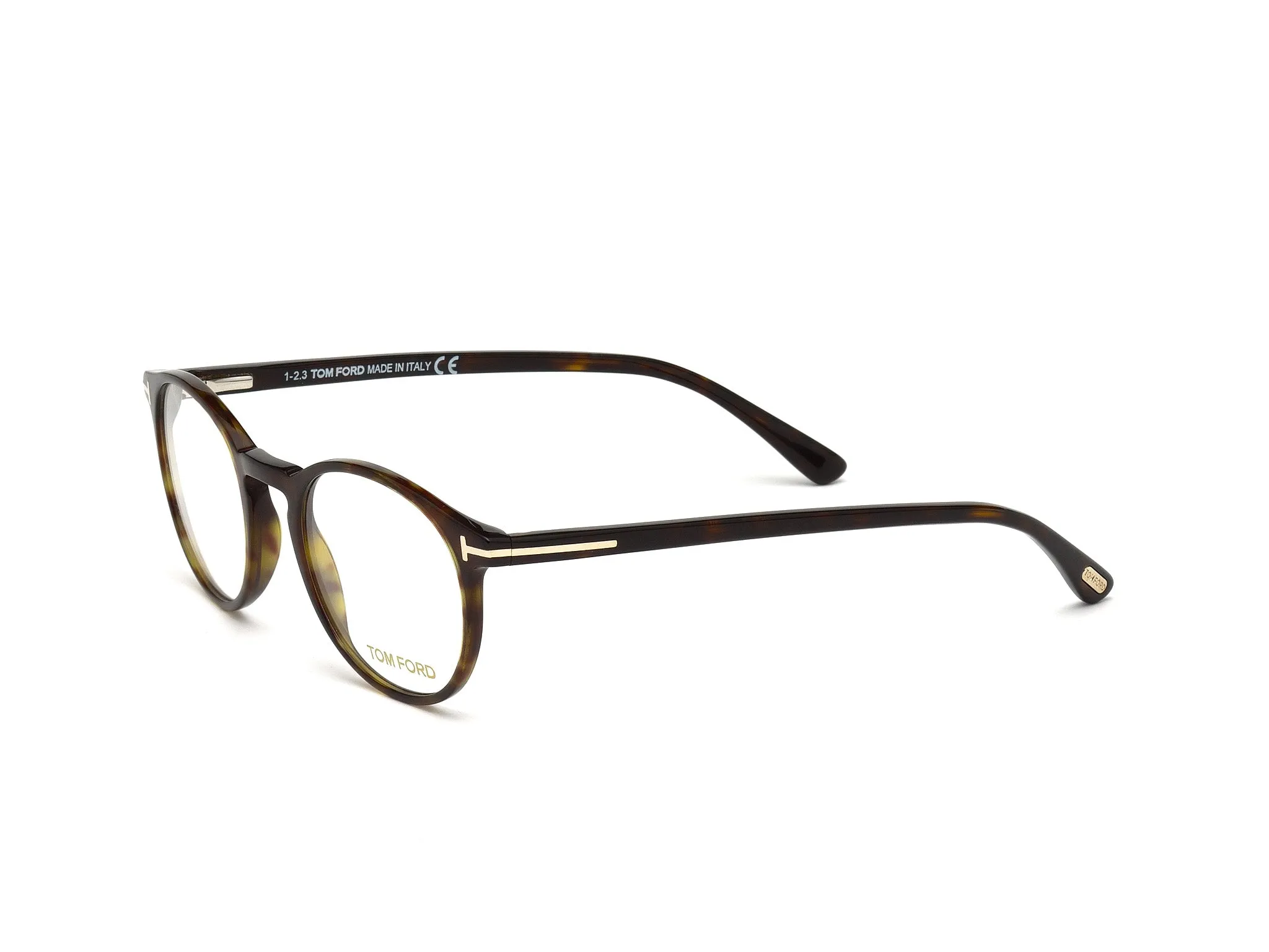 TOM FORD FT5294 52 Montature da vista Acetato Havana Rotonda Normale - immagine 2