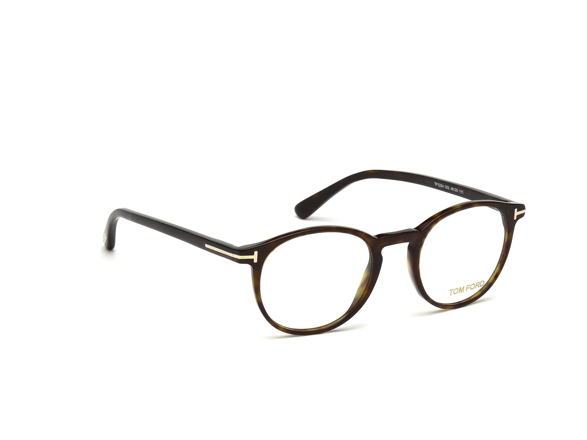 TOM FORD FT5294 52 Montature da vista Acetato Havana Rotonda Normale - immagine 3