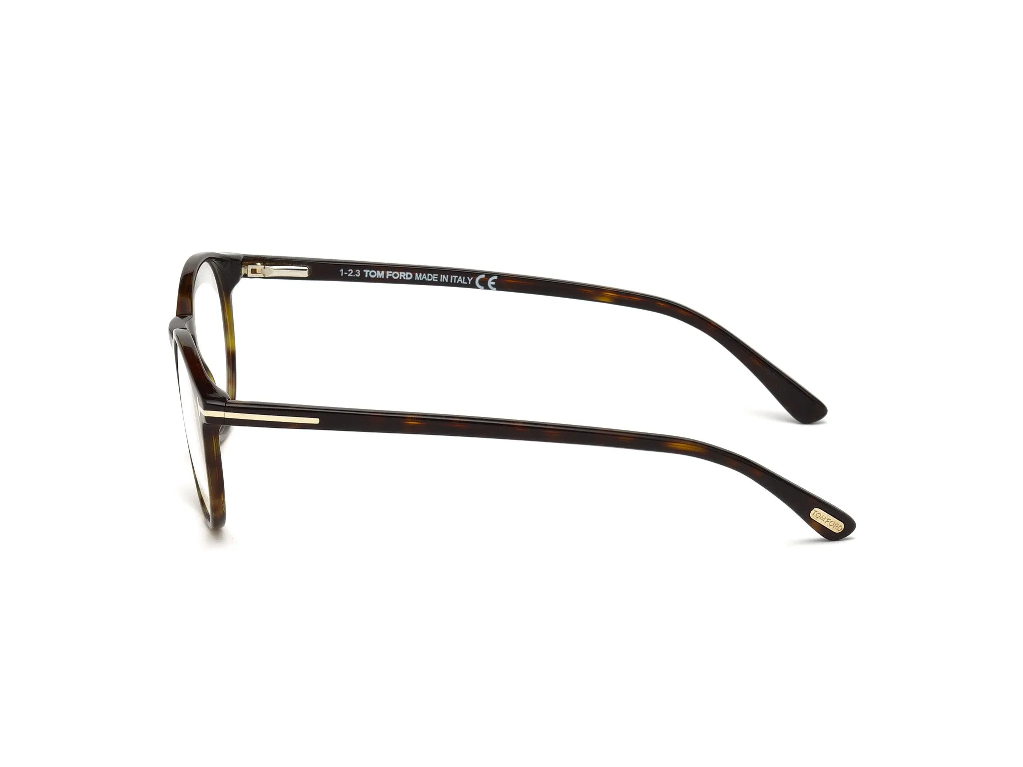 TOM FORD FT5294 52 Montature da vista Acetato Havana Rotonda Normale - immagine 4