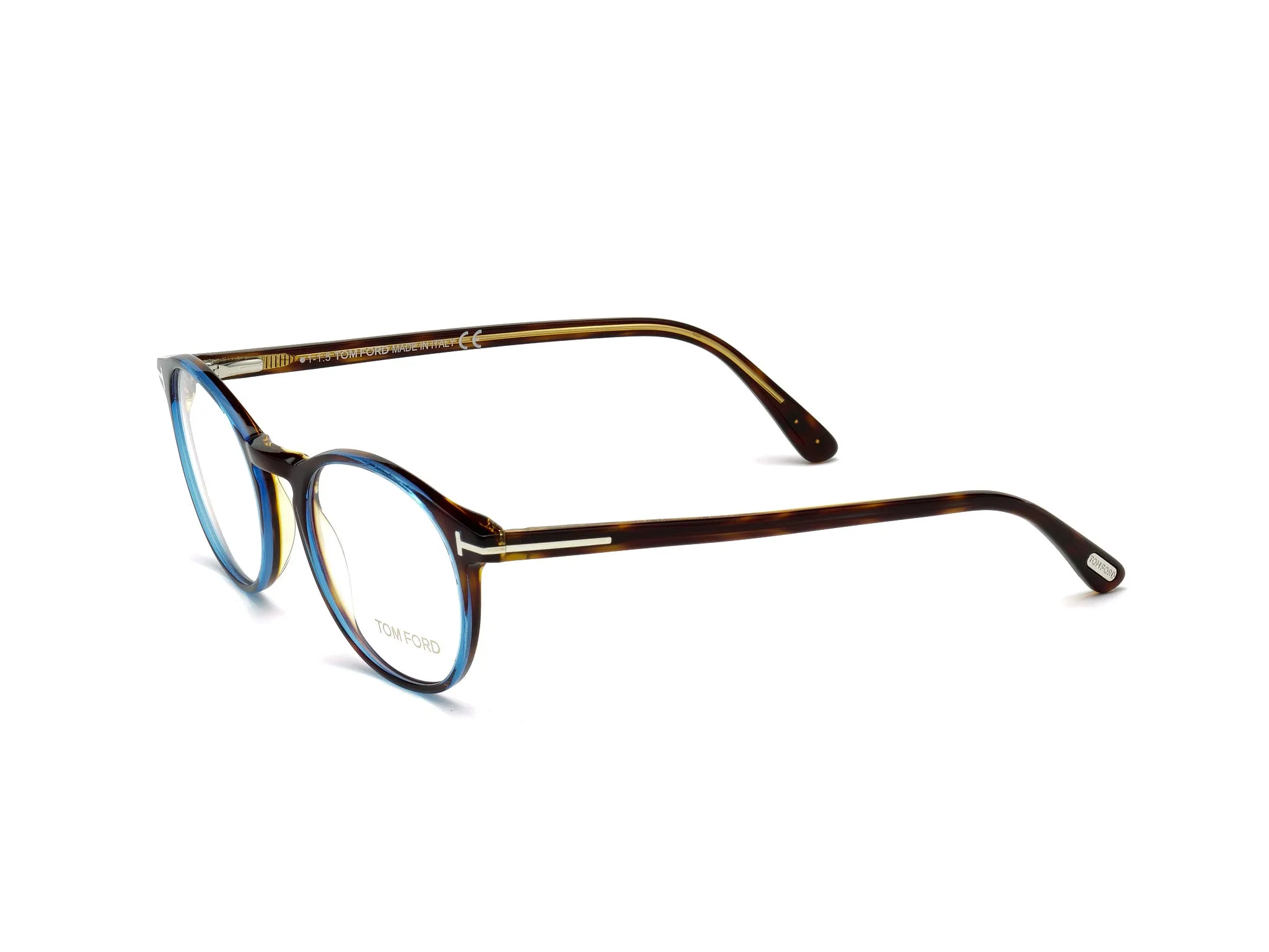 TOM FORD FT5294 56 Montature da vista Acetato Havana Rotonda Normale - immagine 2