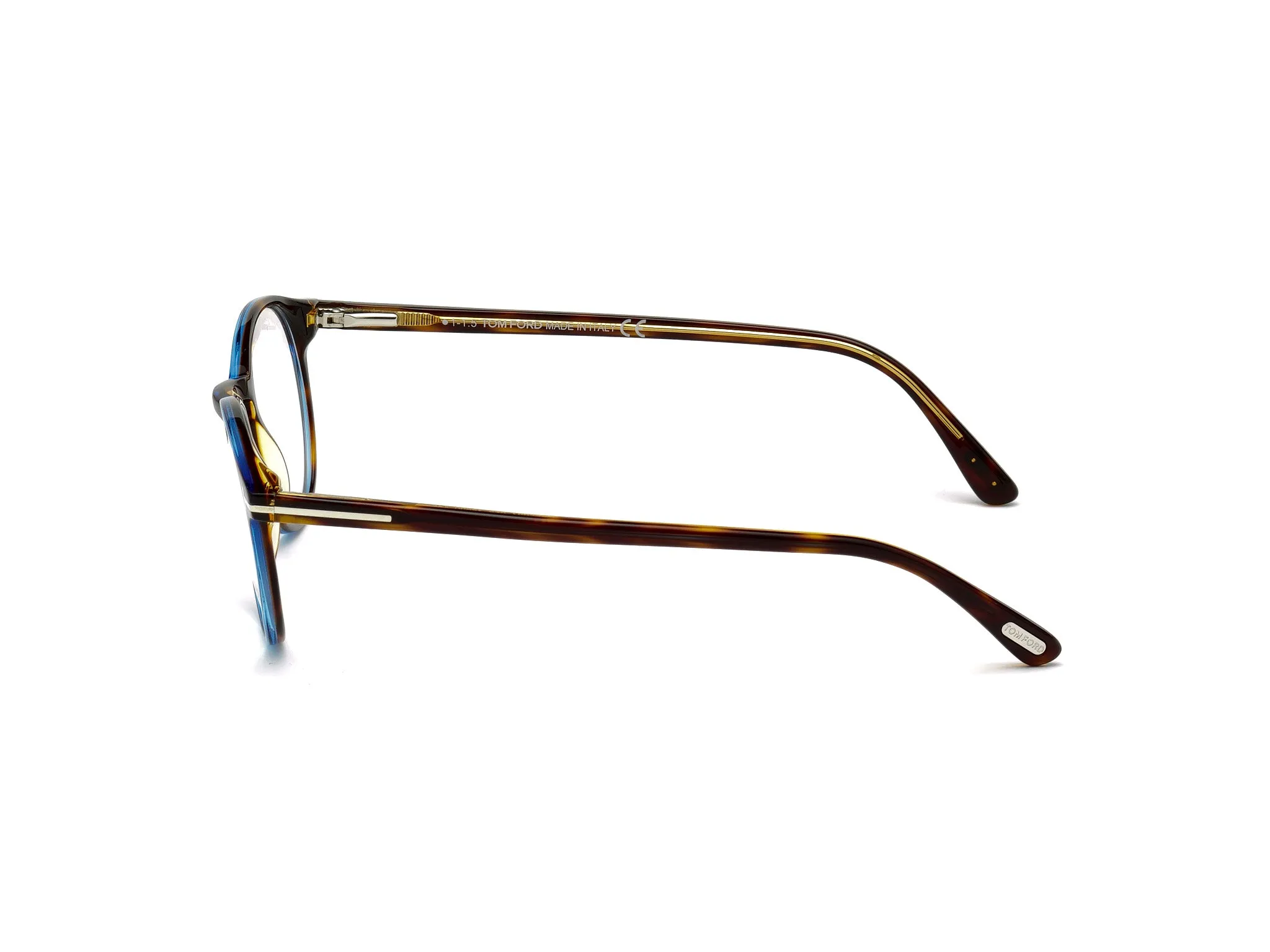 TOM FORD FT5294 56 Montature da vista Acetato Havana Rotonda Normale - immagine 4