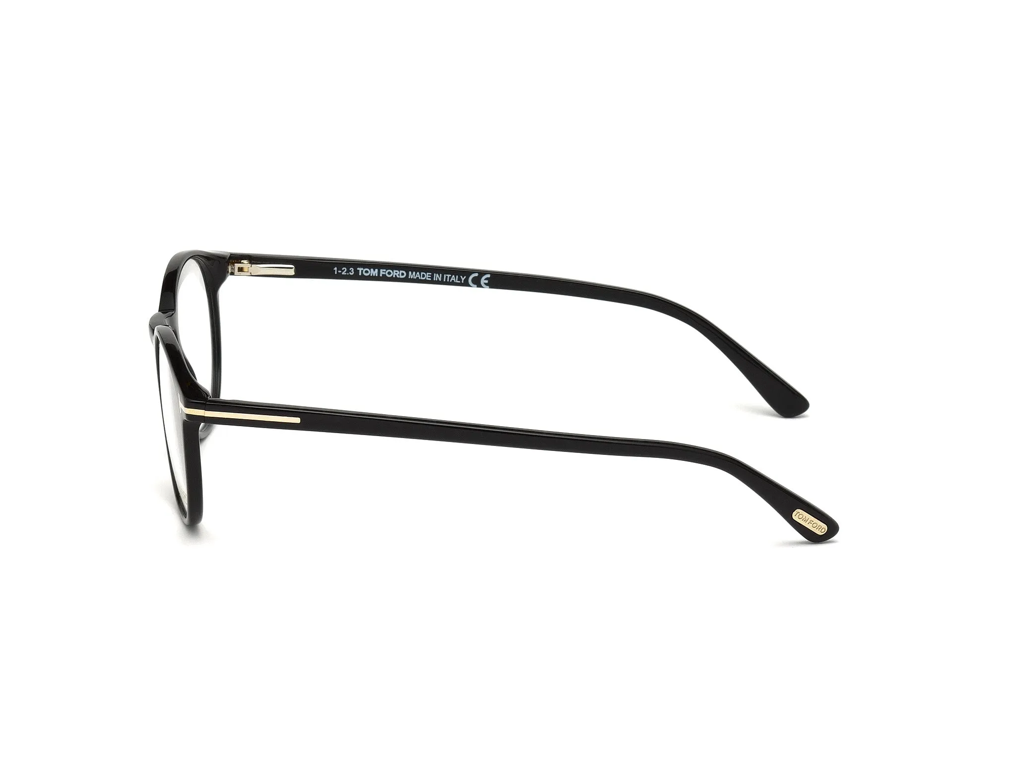 TOM FORD FT5294 1 Montature da vista Acetato Nero Rotonda Normale - immagine 4