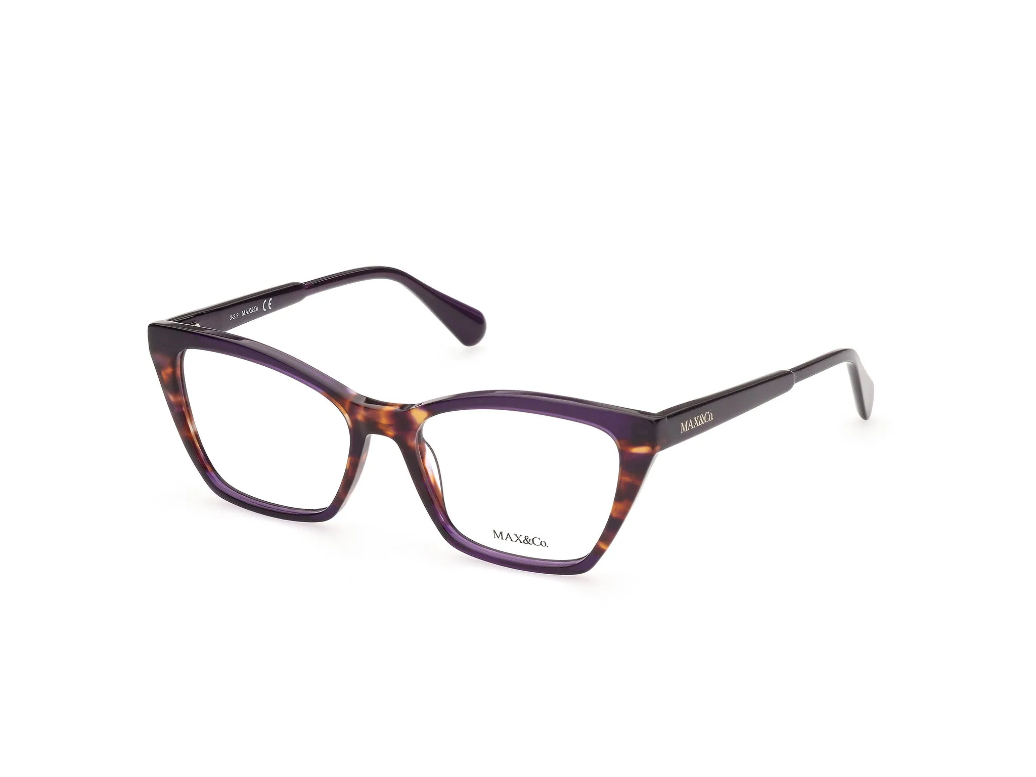 MAX&Co MO5001 52 Montature da vista Acetato Havana Cat Eye Normale - immagine 1