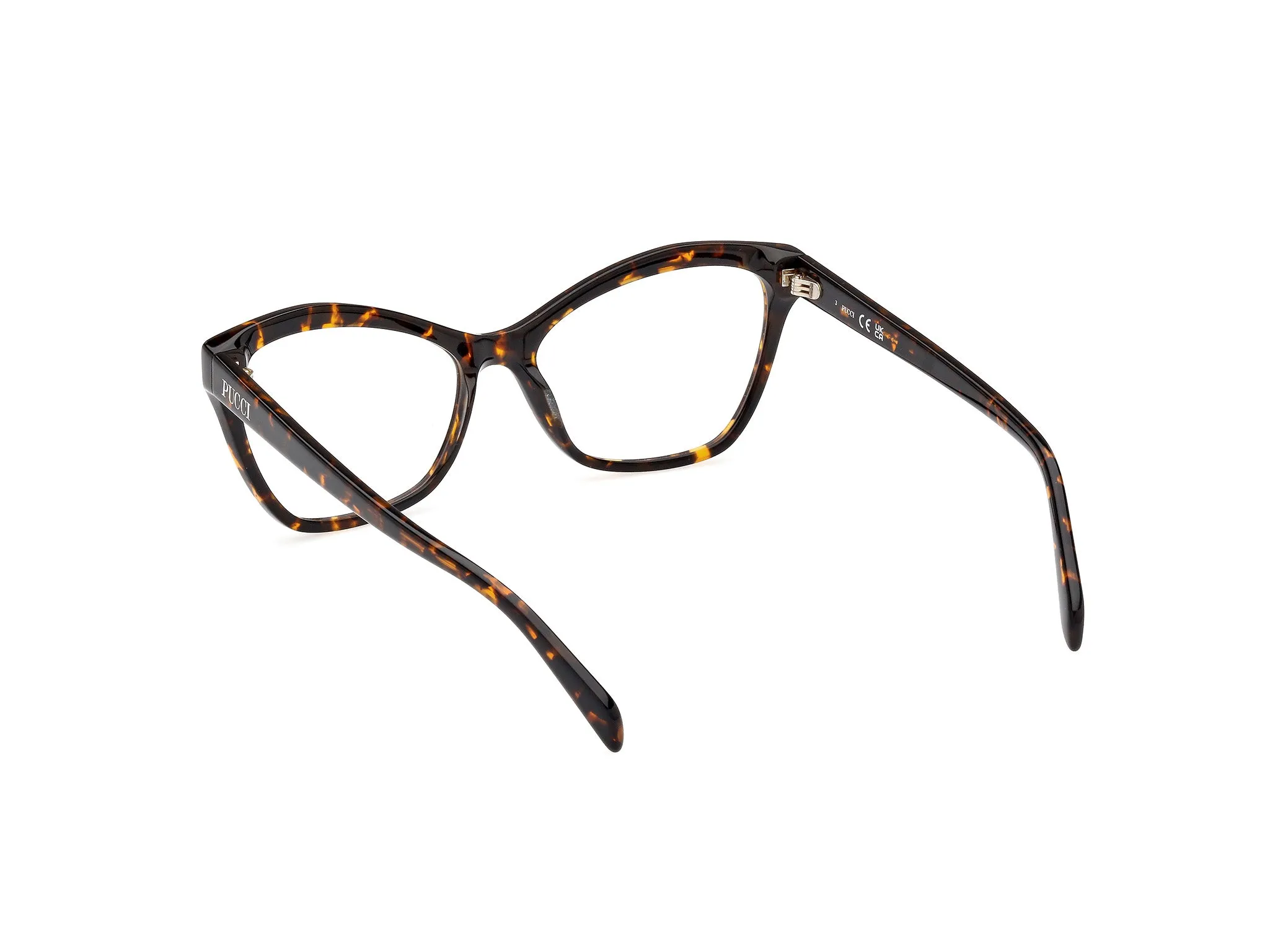 Emilio Pucci EP5241 52 Montature da vista Acetato Havana Cat Eye Normale - immagine 4