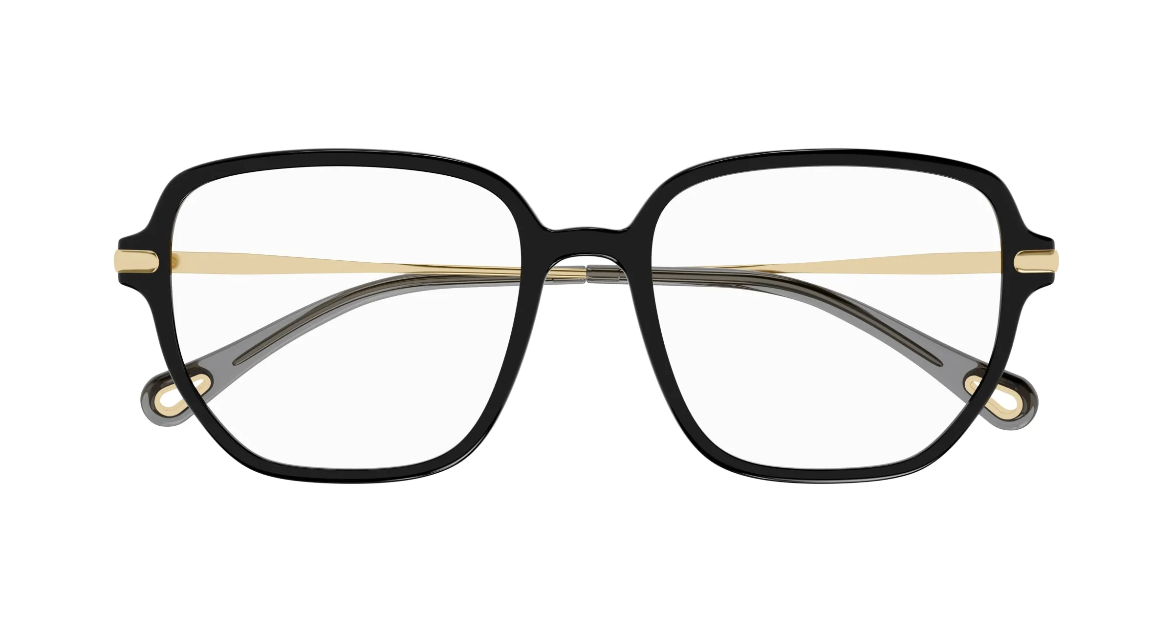 Chloé CH0218OA 001 Montature da vista Acetato Nero Squadrata - immagine 2