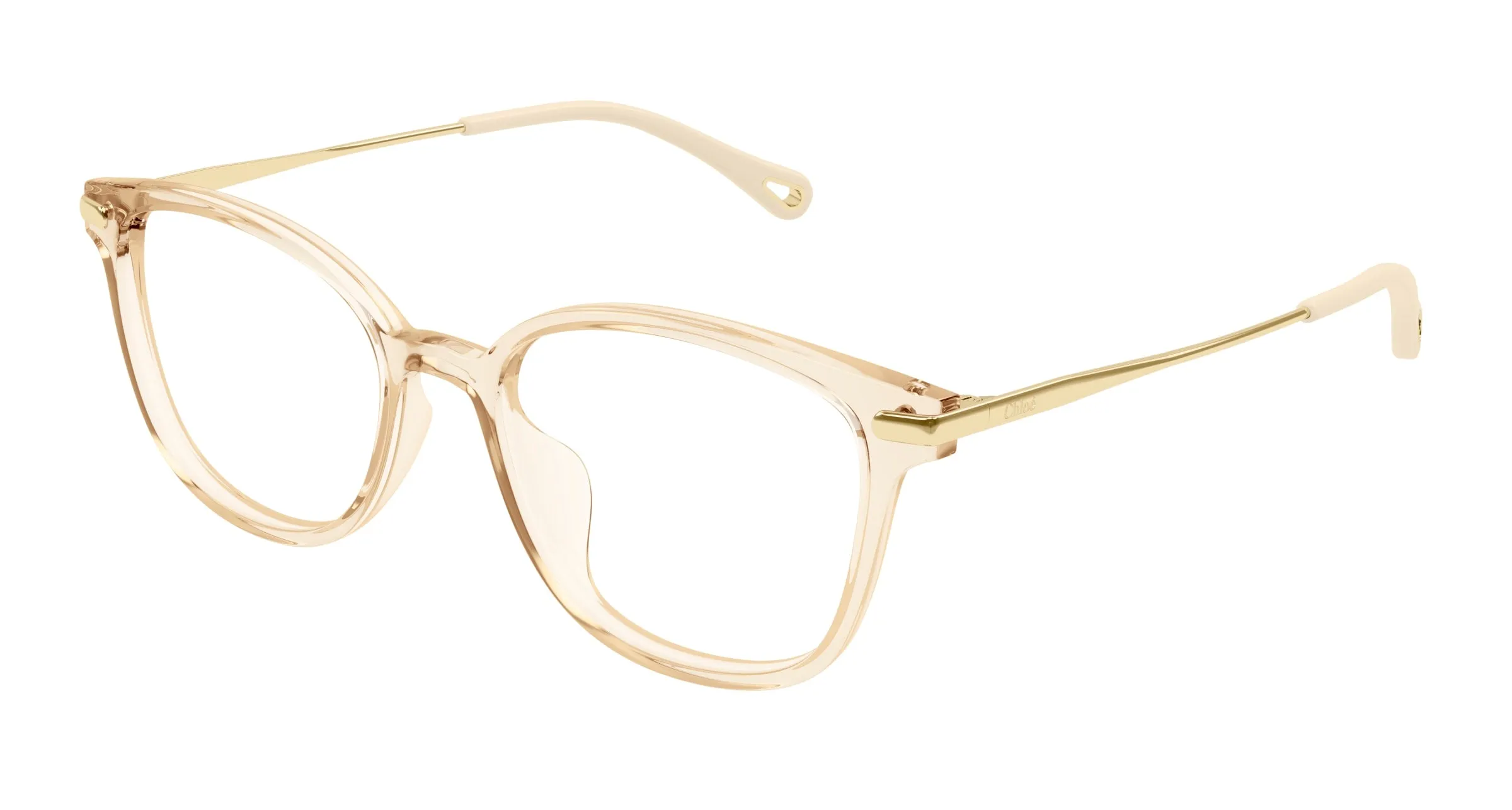 Chloé CH0219OA 004 Montature da vista Acetato Giallo Cat Eye - immagine 1