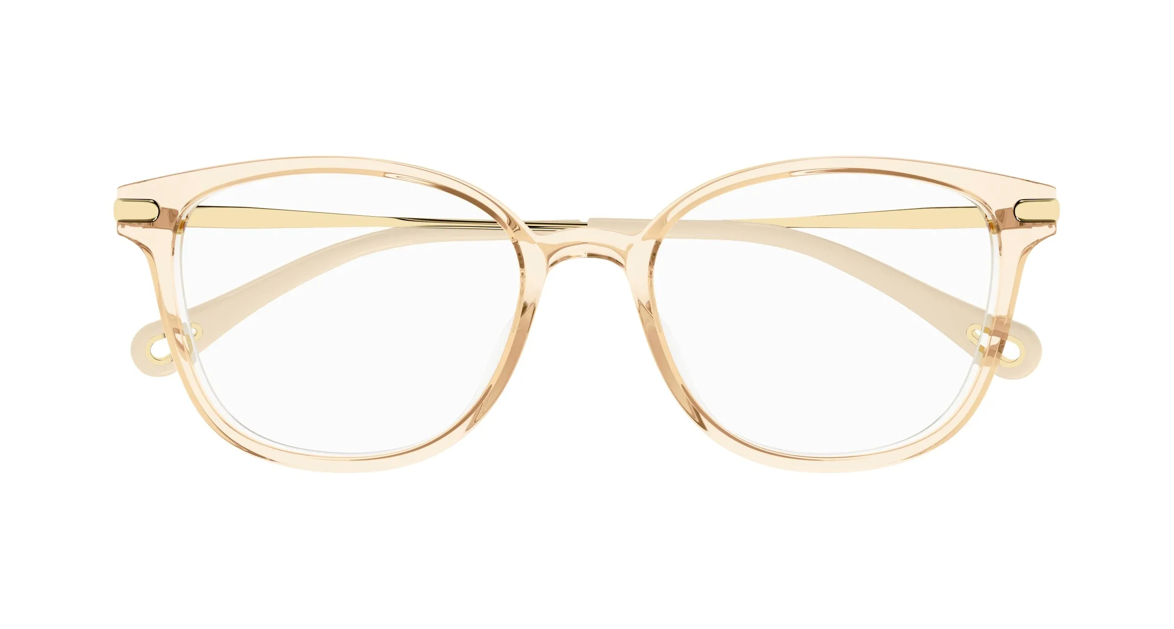 Chloé CH0219OA 004 Montature da vista Acetato Giallo Cat Eye - immagine 2