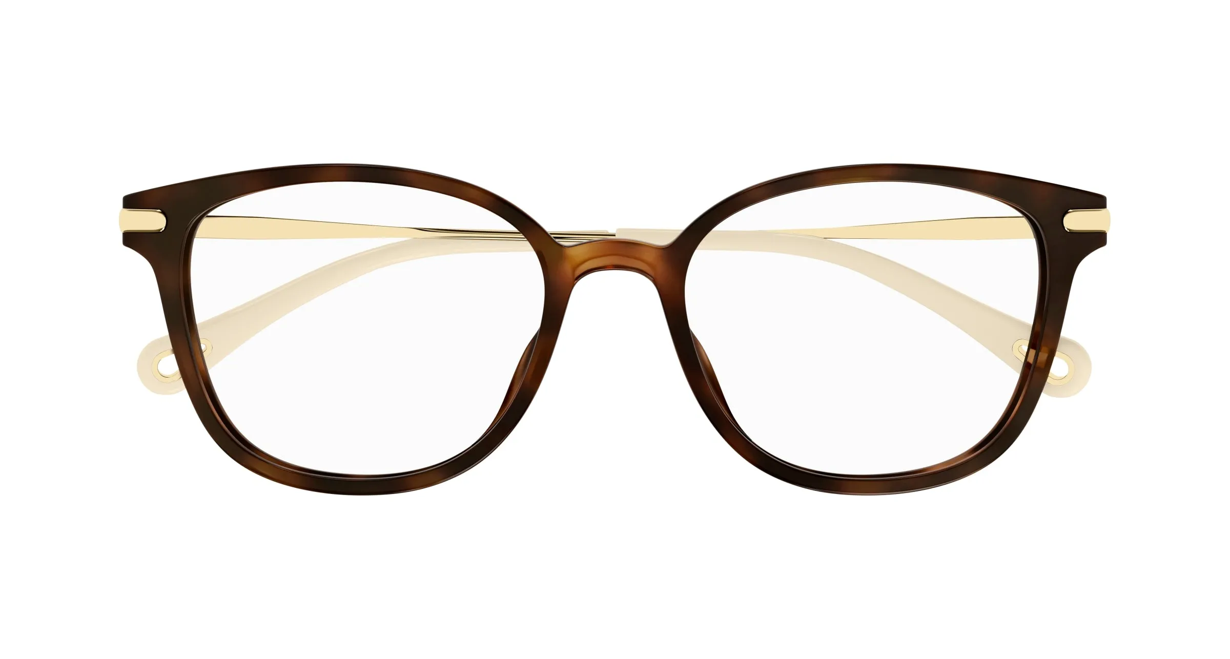 Chloé CH0219OA 002 Montature da vista Acetato Havana Cat Eye - immagine 2