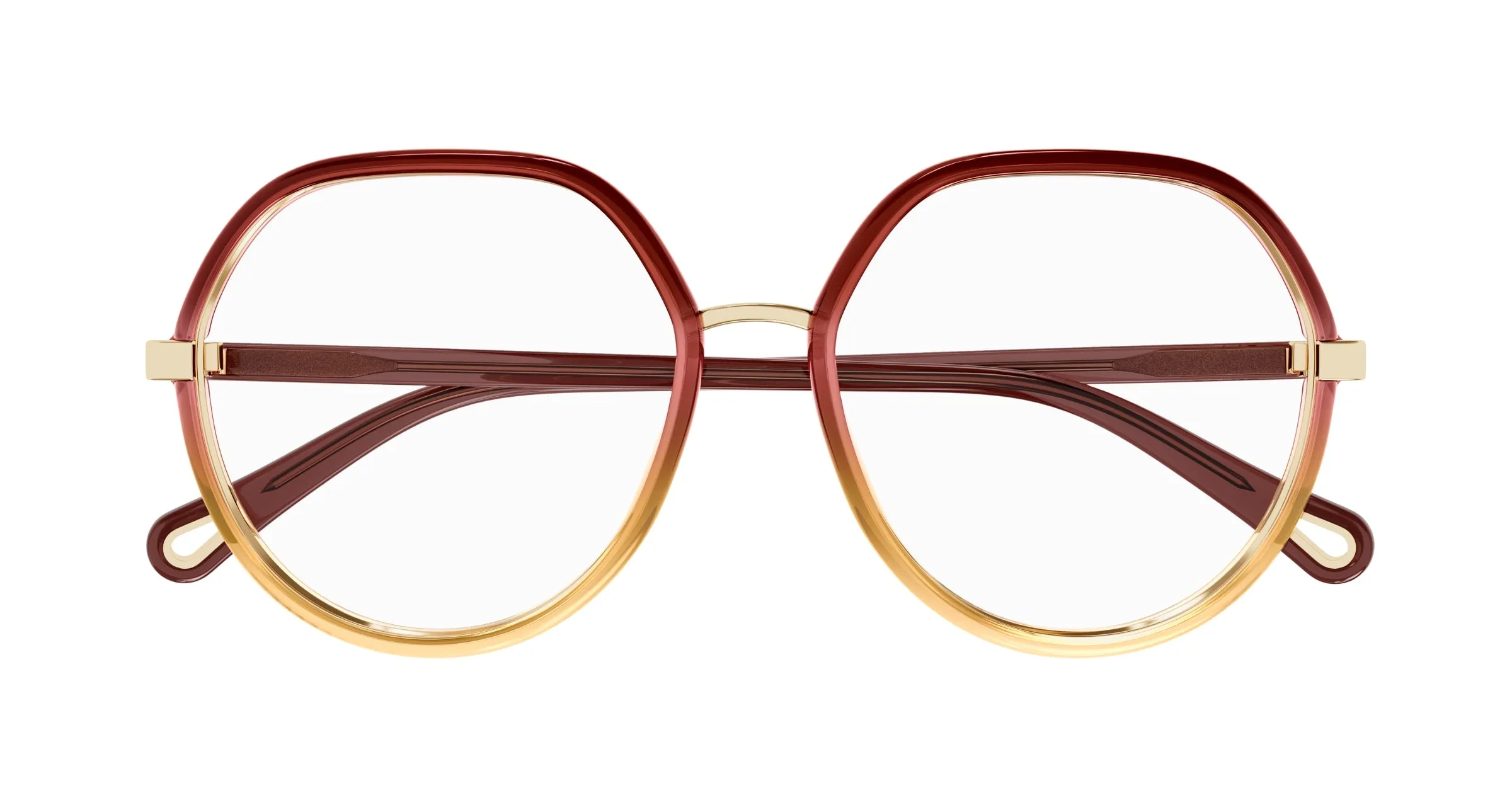 Chloé CH0131O 006 Montature da vista Bio-iniettato Bordeaux Pilot - immagine 2