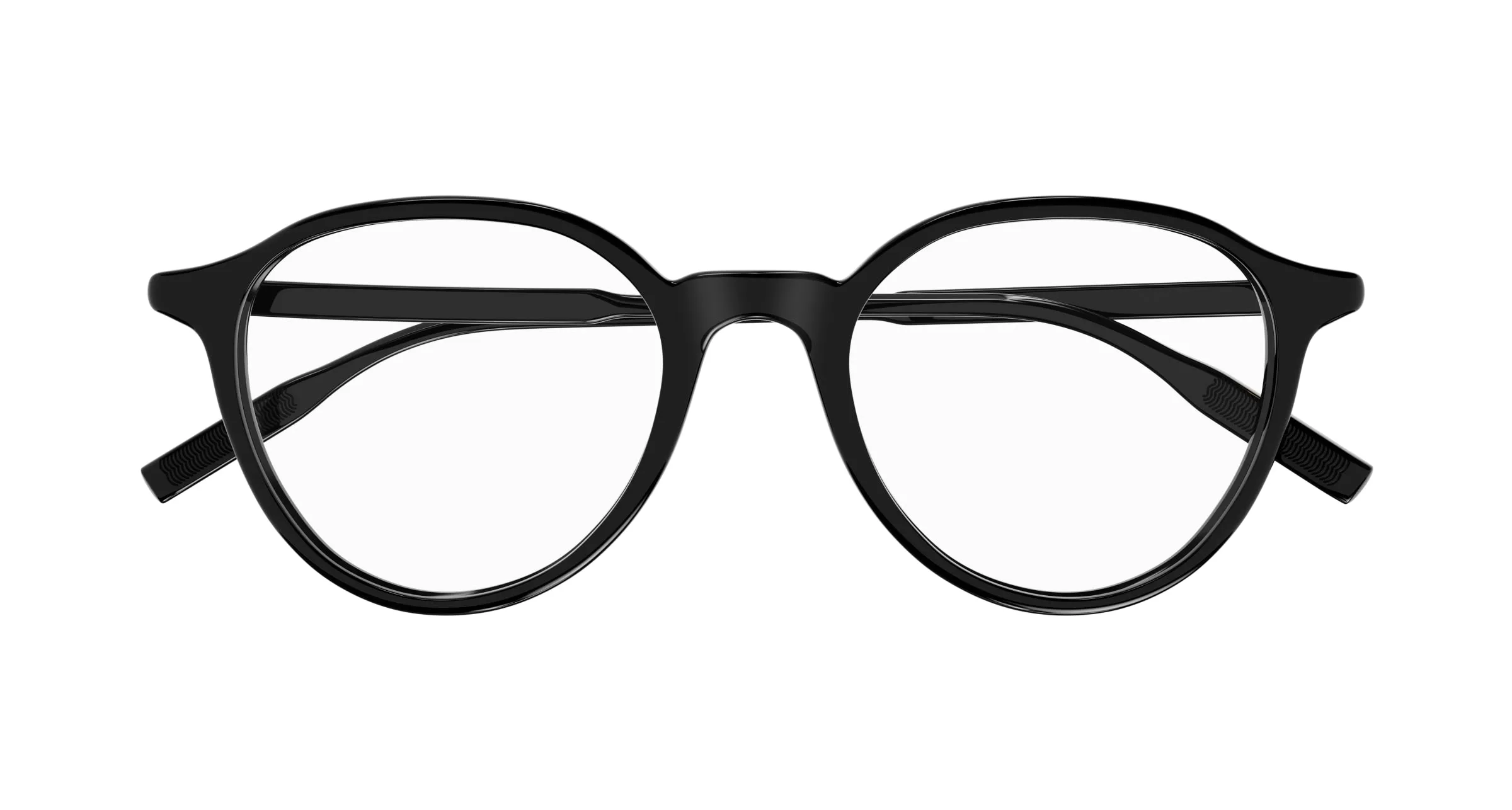 Montblanc MB0291O 001 Montature da vista Acetato Nero Rotonda - immagine 2