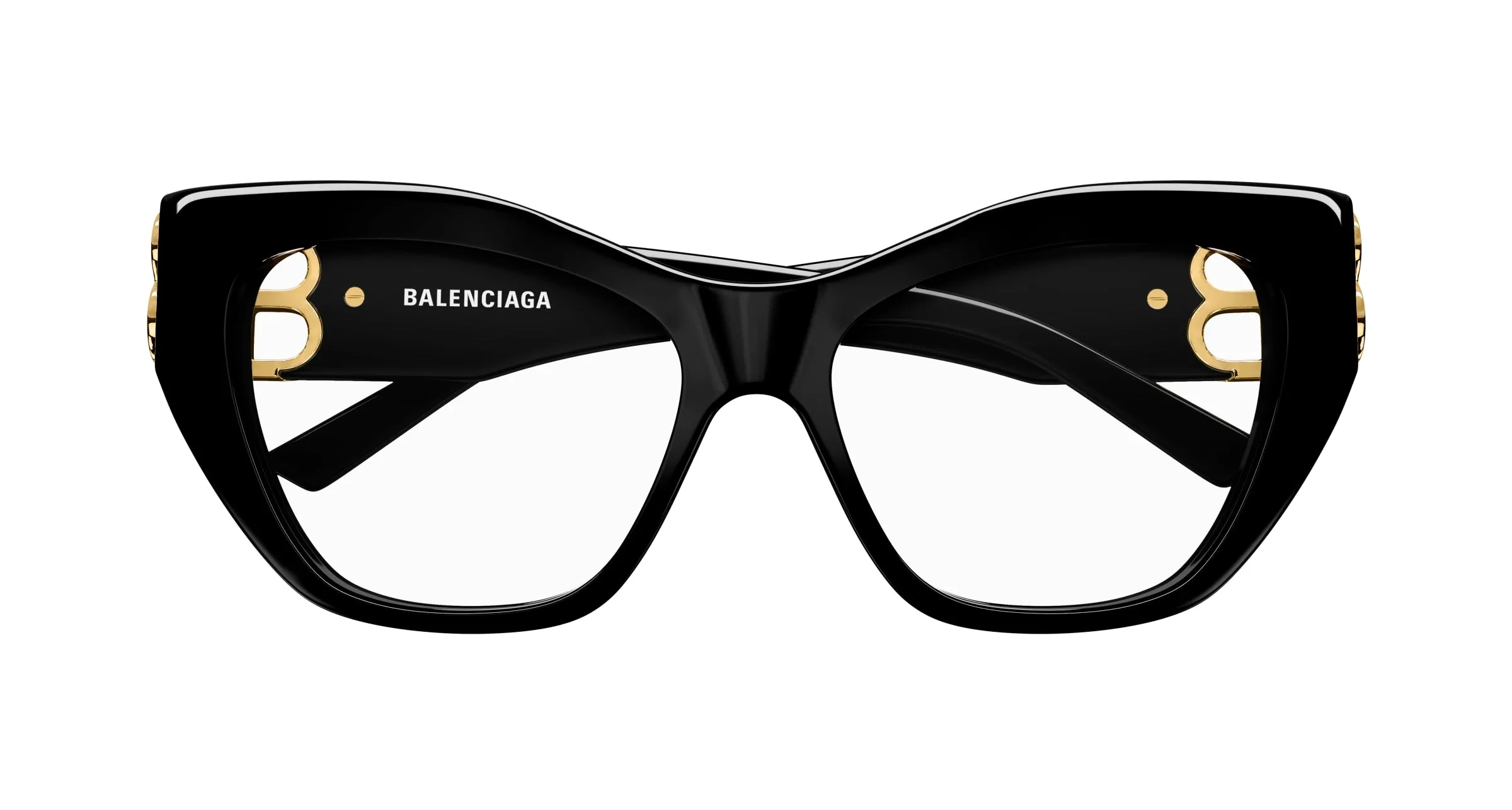 Balenciaga BB0312O 001 Montature da vista Acetato Nero Cat Eye - immagine 2
