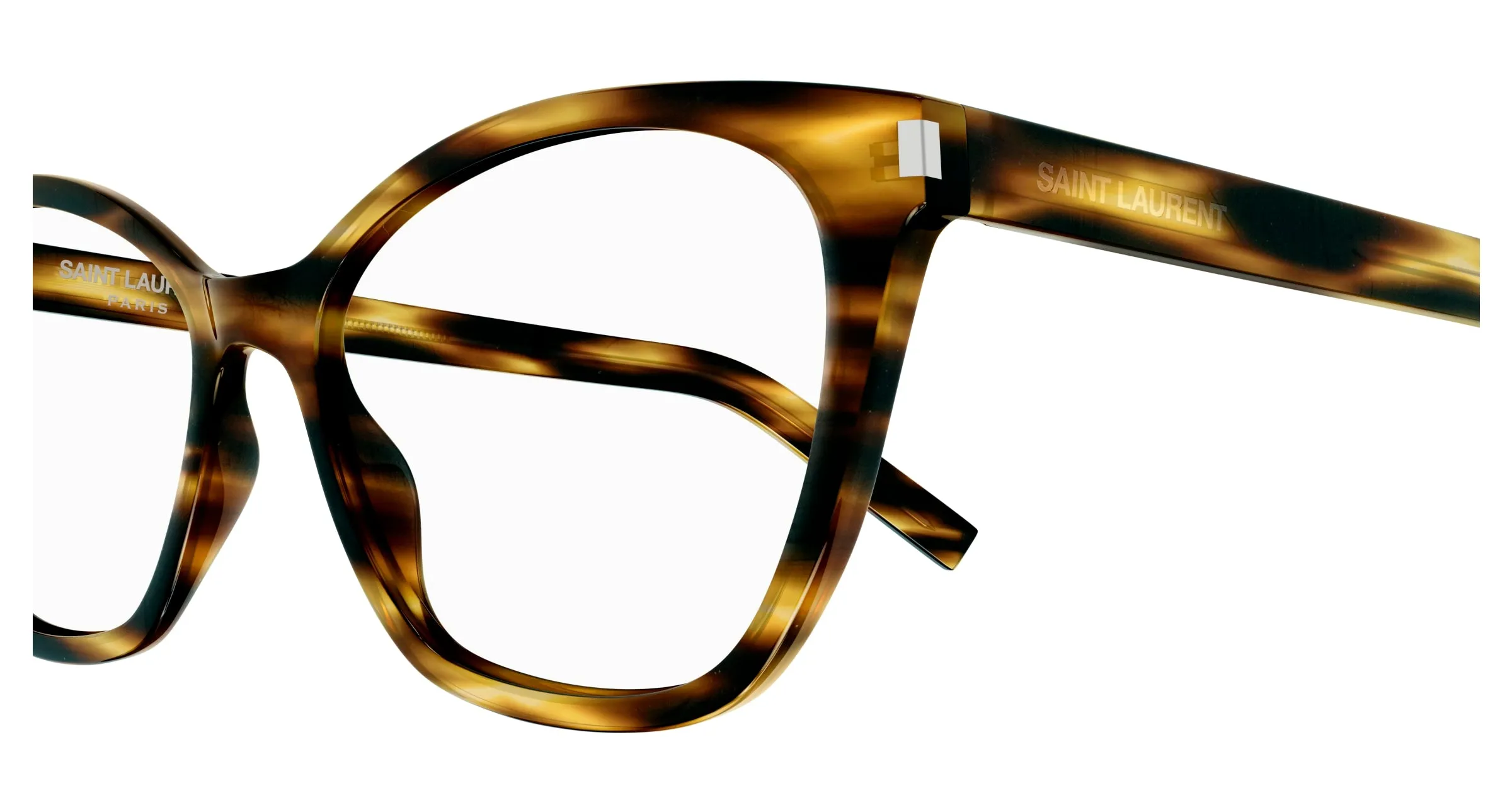 SAINT LAURENT SL 287 SLIM 007 Montature da vista Acetato Havana Cat Eye ["Antiriflesso"] - immagine 3