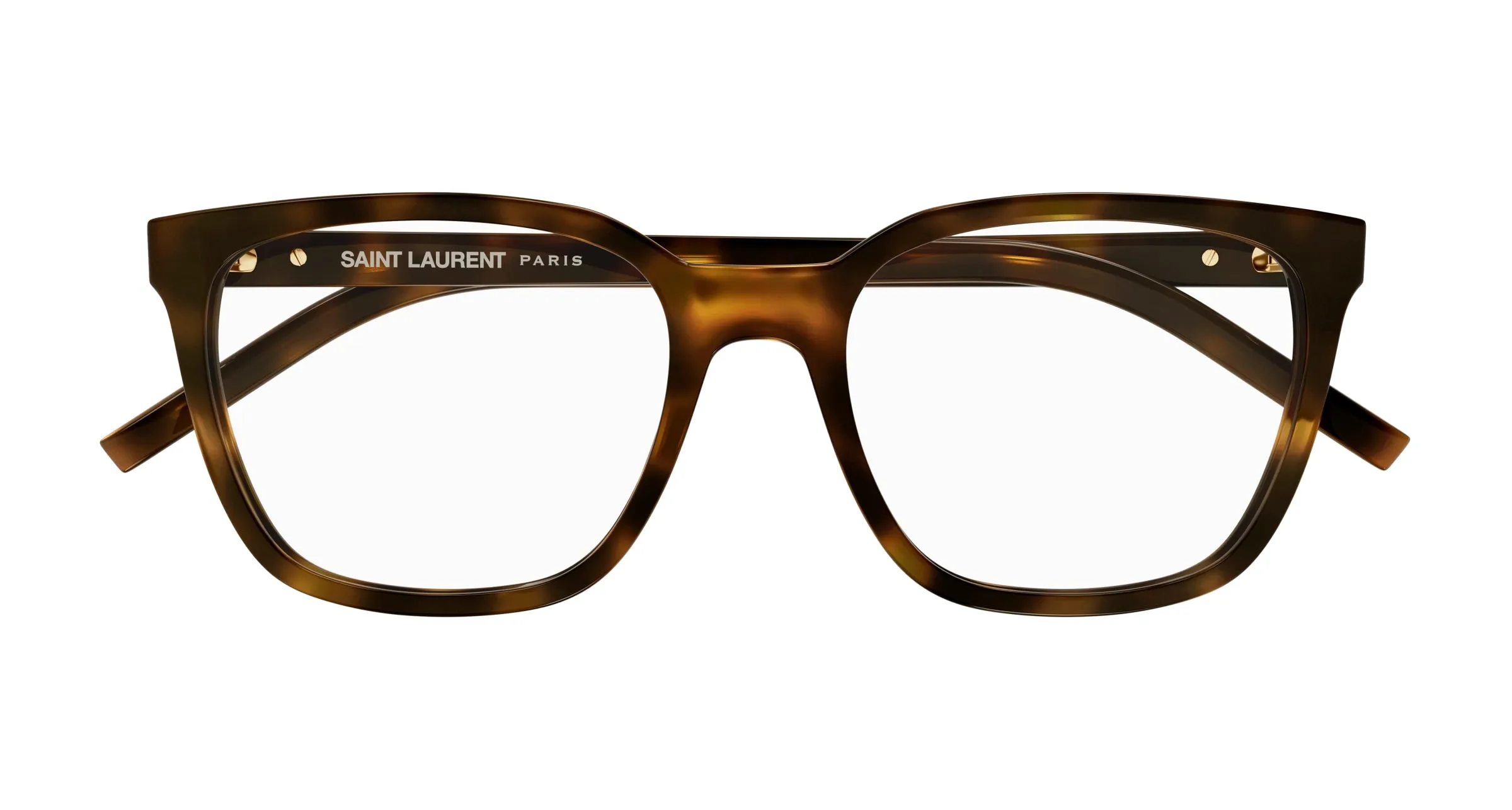 SAINT LAURENT SL M129 003 Montature da vista Acetato Havana Trasparente Squadrata - immagine 2