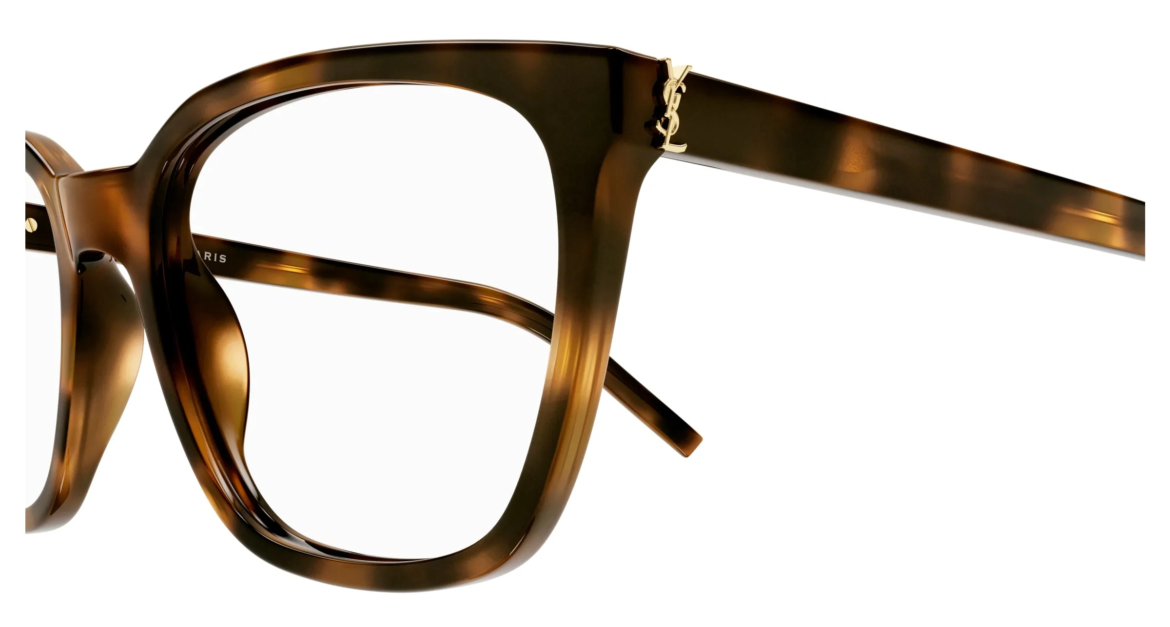 SAINT LAURENT SL M129 003 Montature da vista Acetato Havana Trasparente Squadrata - immagine 3
