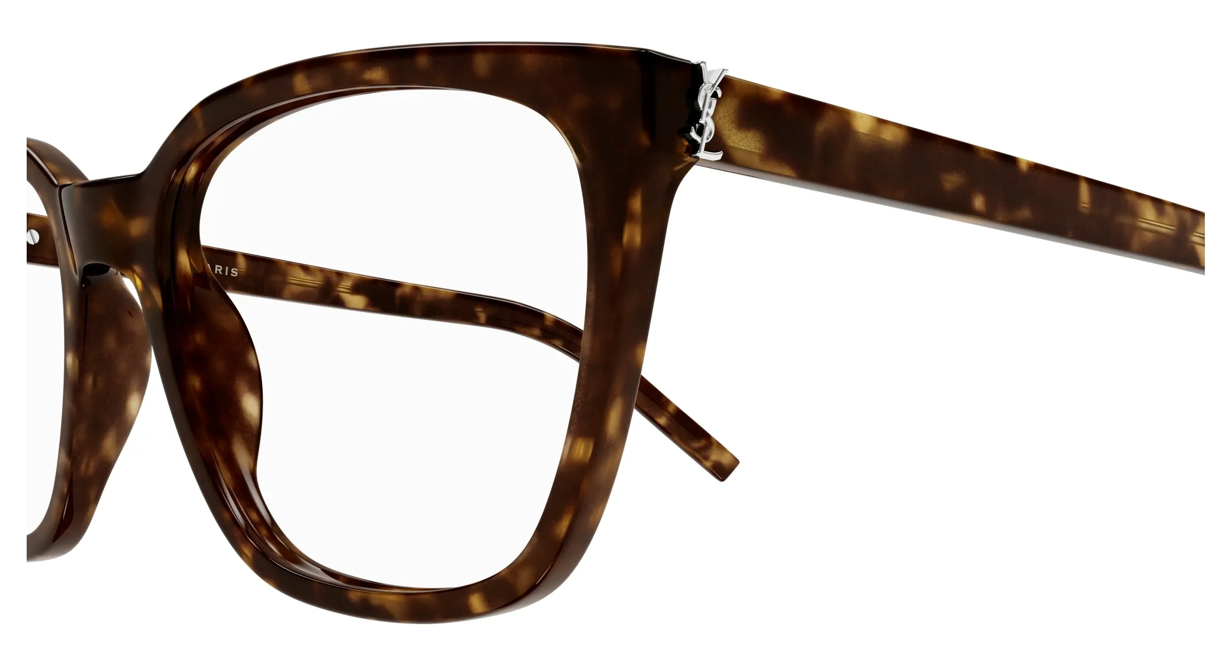 SAINT LAURENT SL M129 002 Montature da vista Acetato Havana Trasparente Squadrata - immagine 3