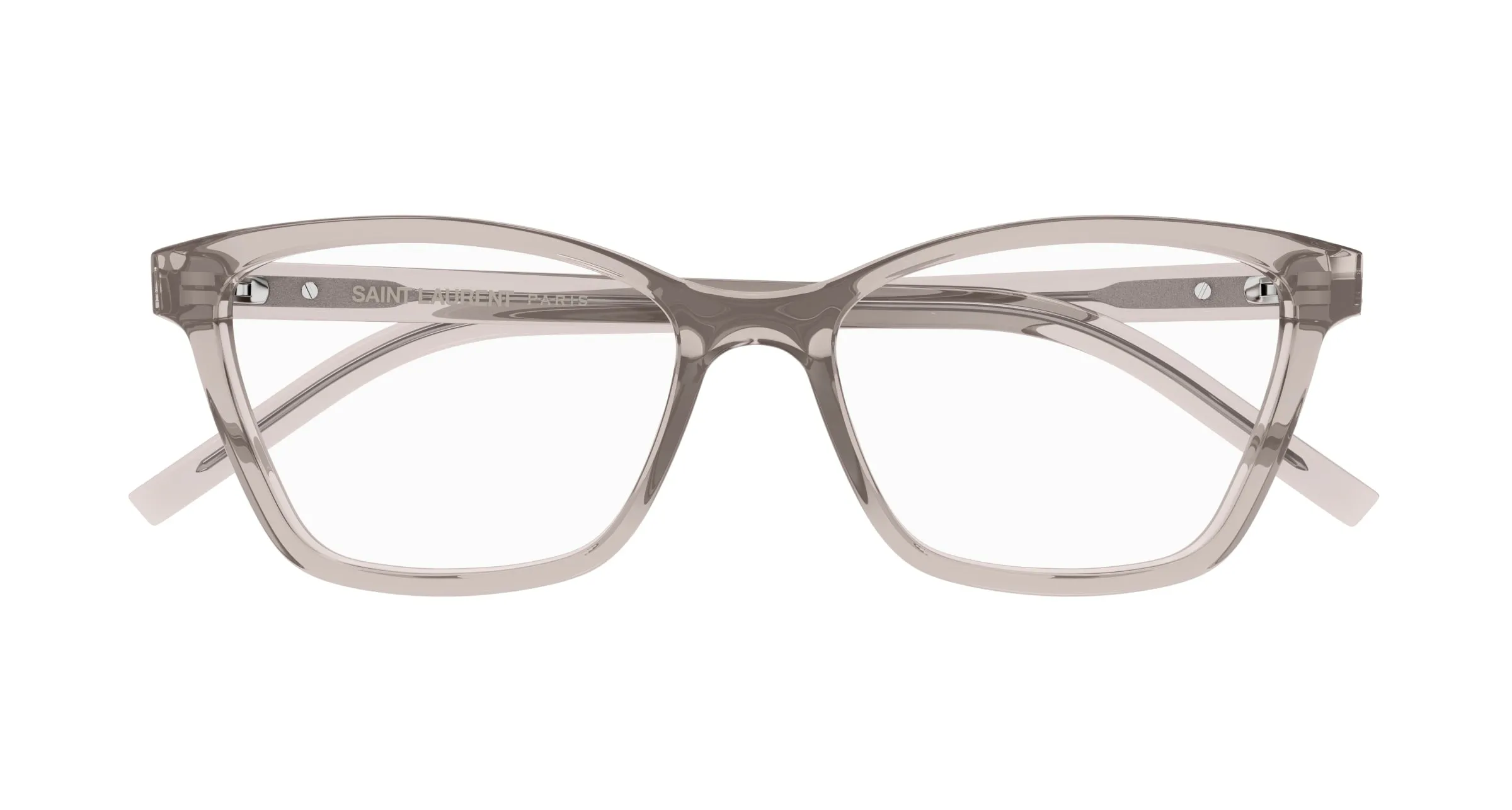 SAINT LAURENT SL M128 009 Montature da vista Acetato Rosa Trasparente Cat Eye Antiriflesso ["Antiriflesso"] - immagine 2
