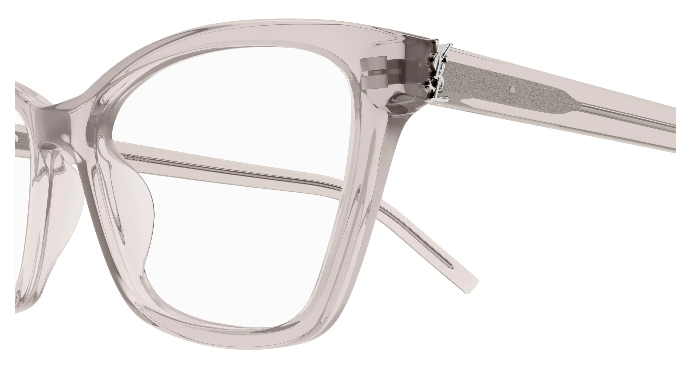 SAINT LAURENT SL M128 009 Montature da vista Acetato Rosa Trasparente Cat Eye Antiriflesso ["Antiriflesso"] - immagine 3
