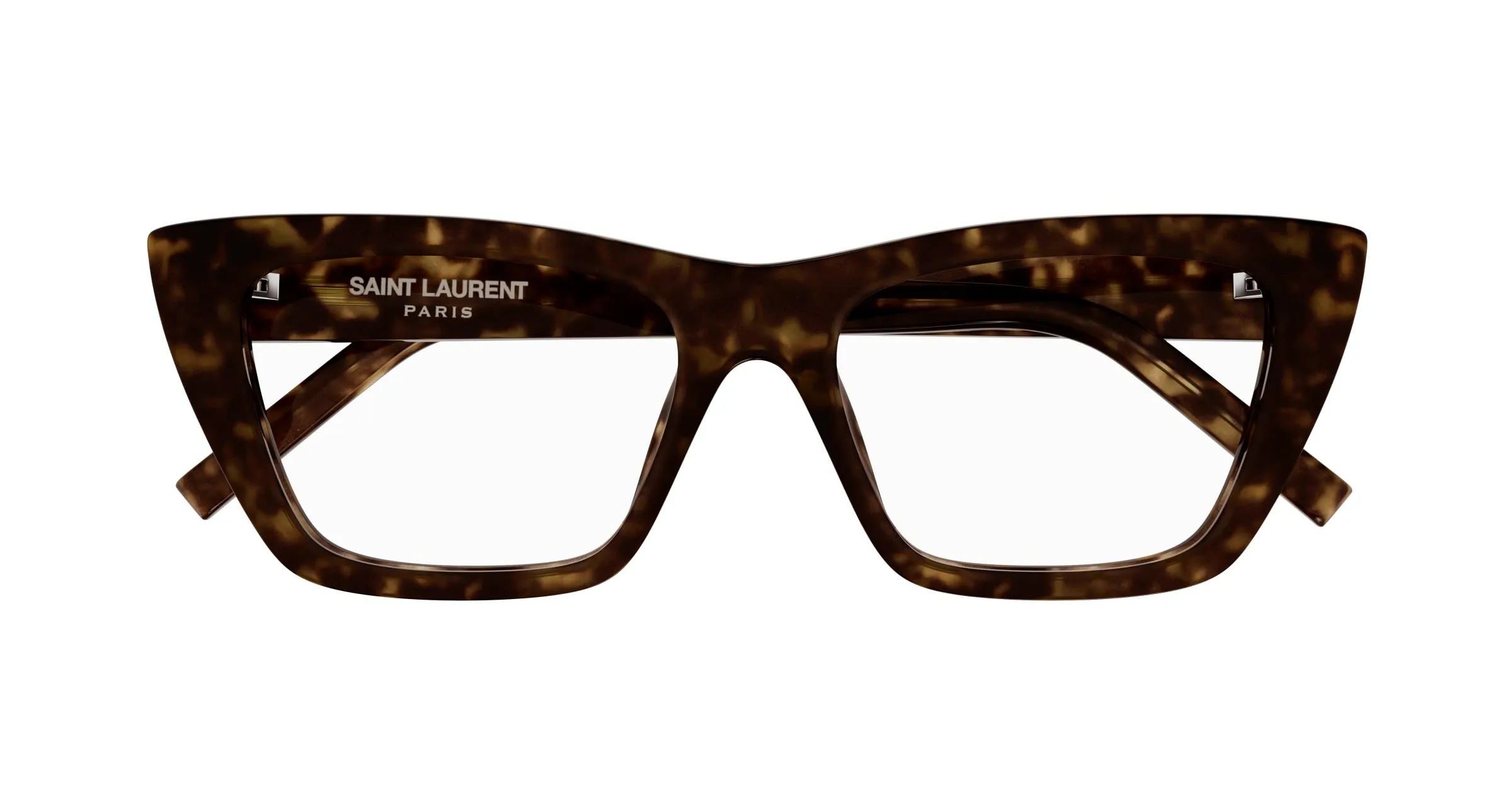 SAINT LAURENT SL 276 MICA OPT 004 Montature da vista Acetato Havana Trasparente Cat Eye Antiriflesso ["Antiriflesso"] - immagine 2
