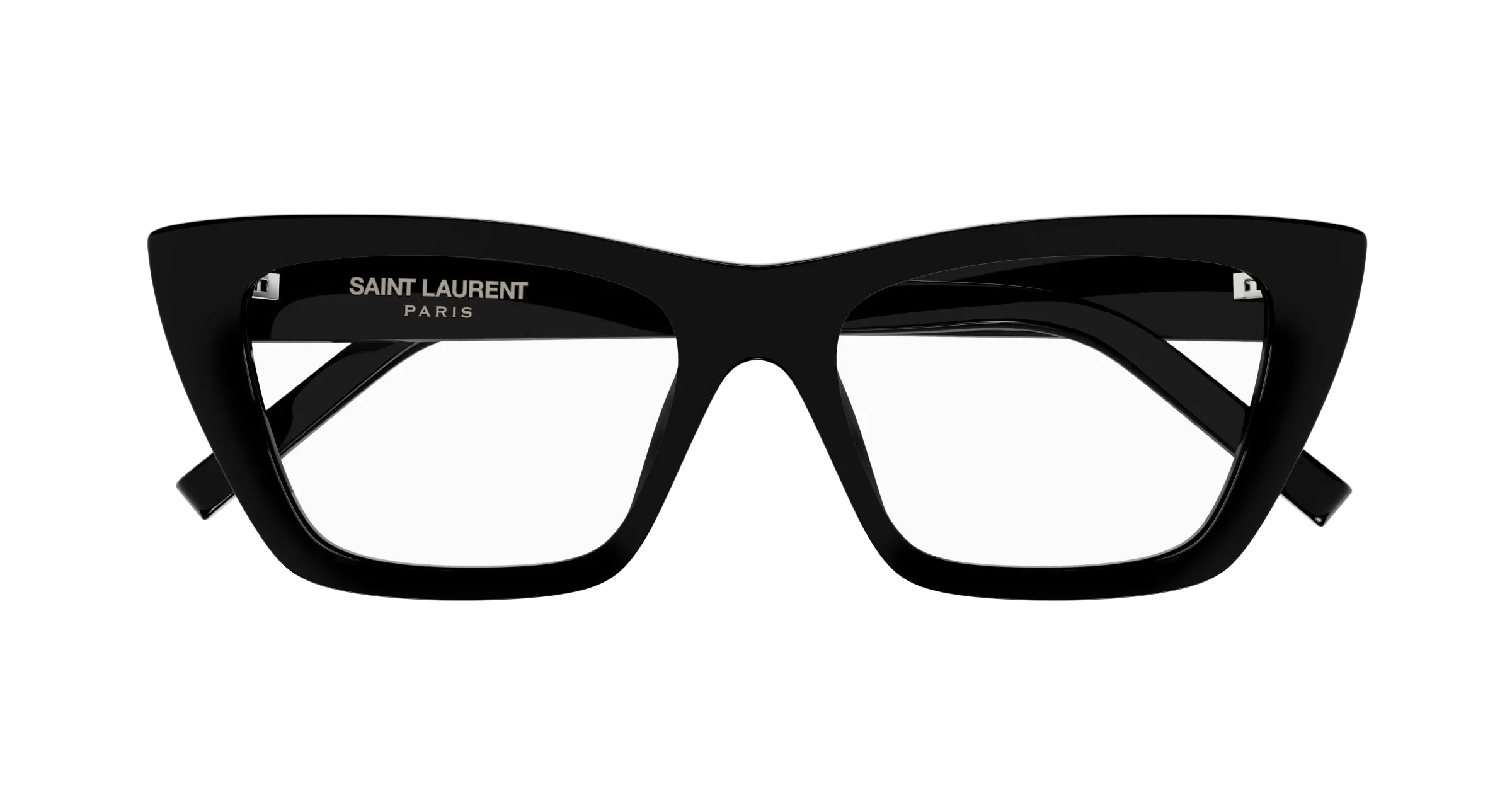 SAINT LAURENT SL 276 MICA OPT 003 Montature da vista Acetato Nero Trasparente Cat Eye Antiriflesso ["Antiriflesso"] - immagine 2