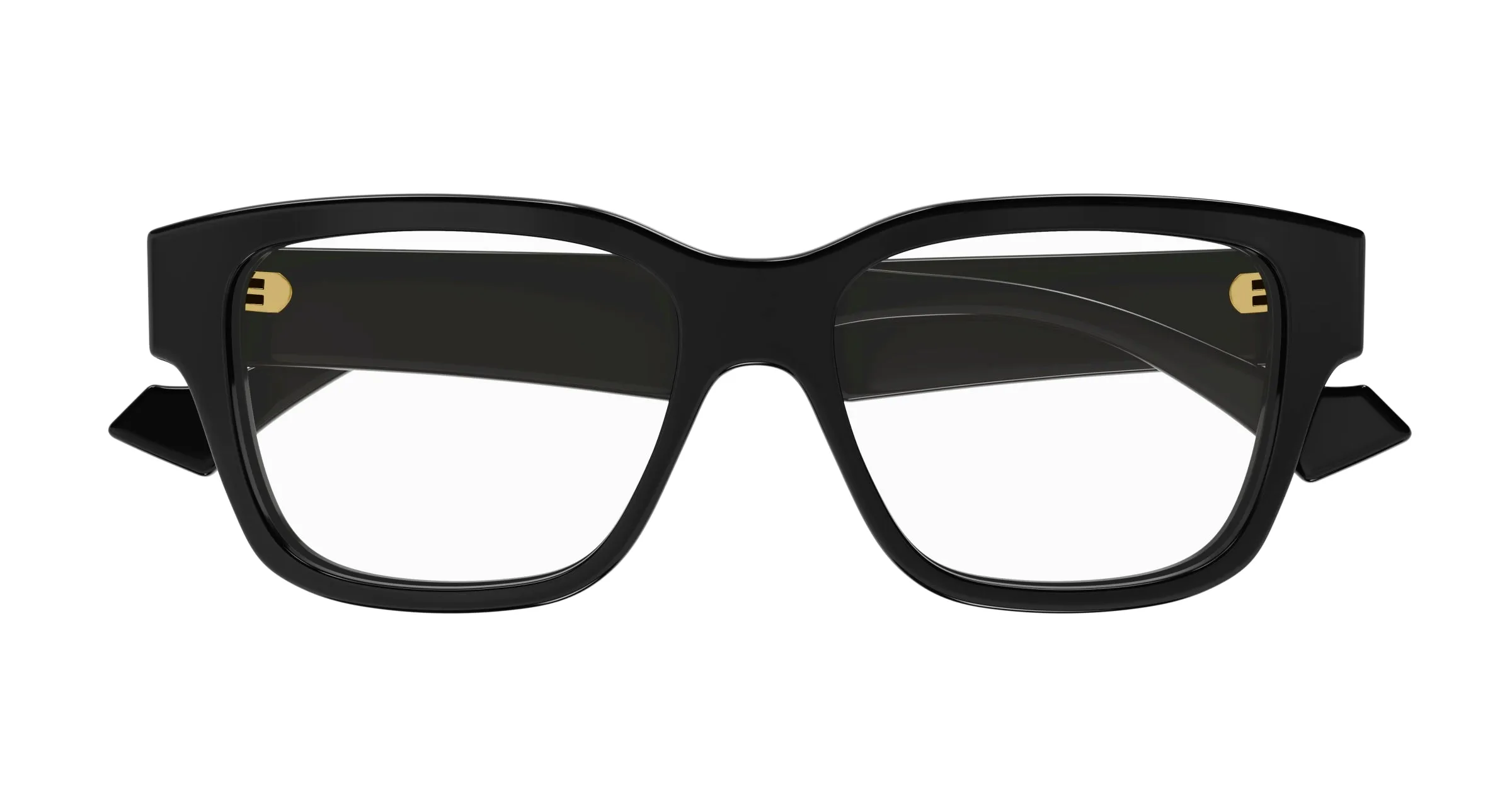 Gucci GG1428O 004 Montature da vista Acetato Nero Squadrata - immagine 2