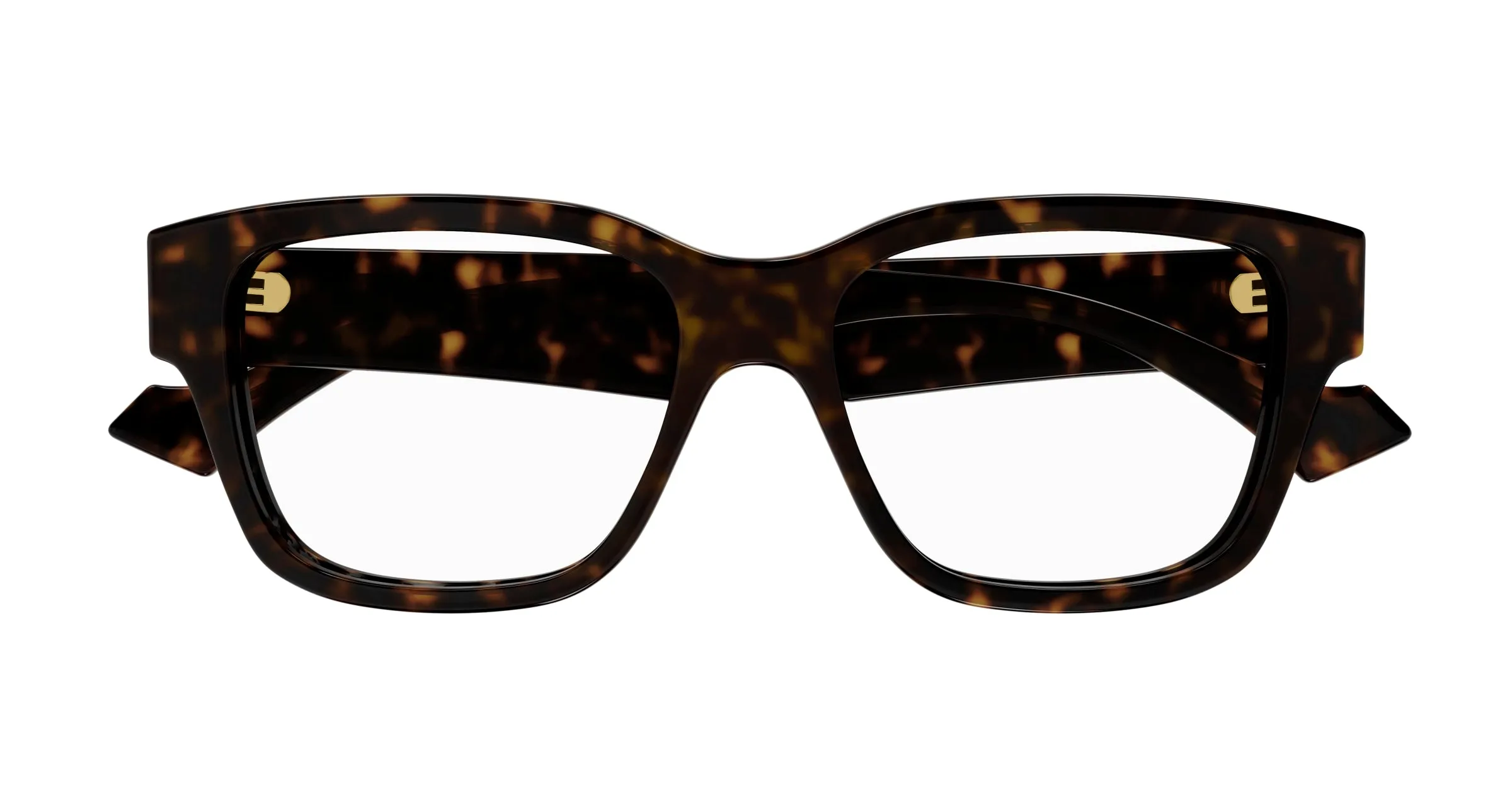 Gucci GG1428O 002 Montature da vista Acetato Havana Squadrata - immagine 2