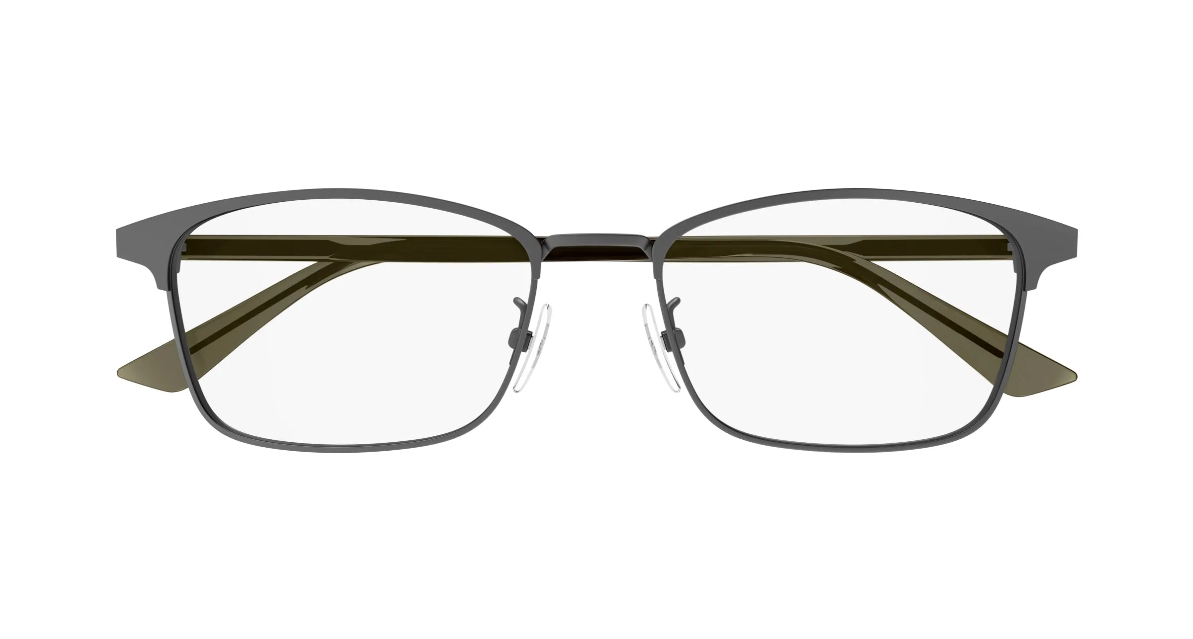 Gucci GG1475OJ 003 Montature da vista Titanio Canna di fucile Trasparente Squadrata - immagine 2