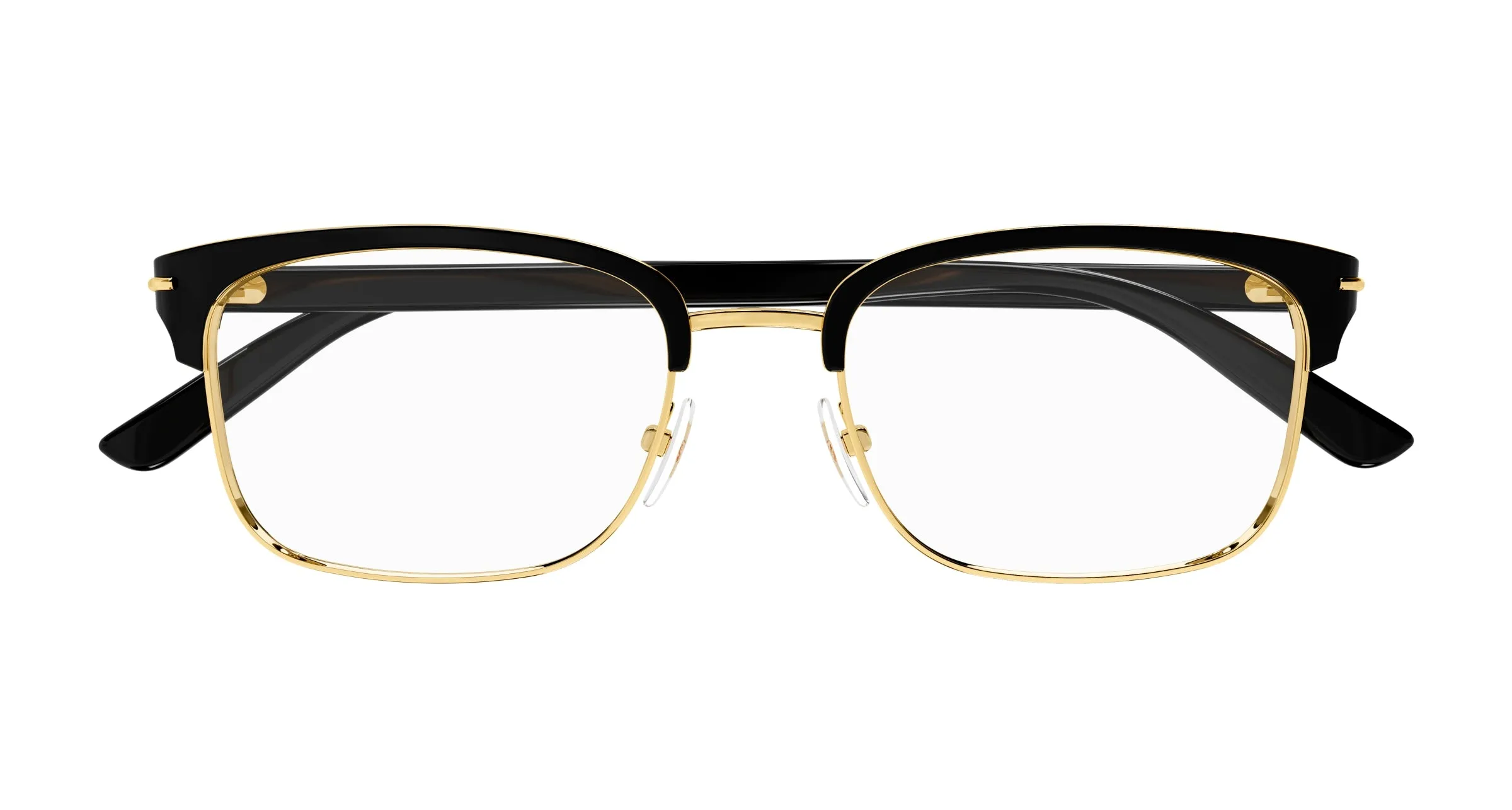 Gucci GG1448O 001 Montature da vista Metallo Oro Trasparente Squadrata - immagine 2