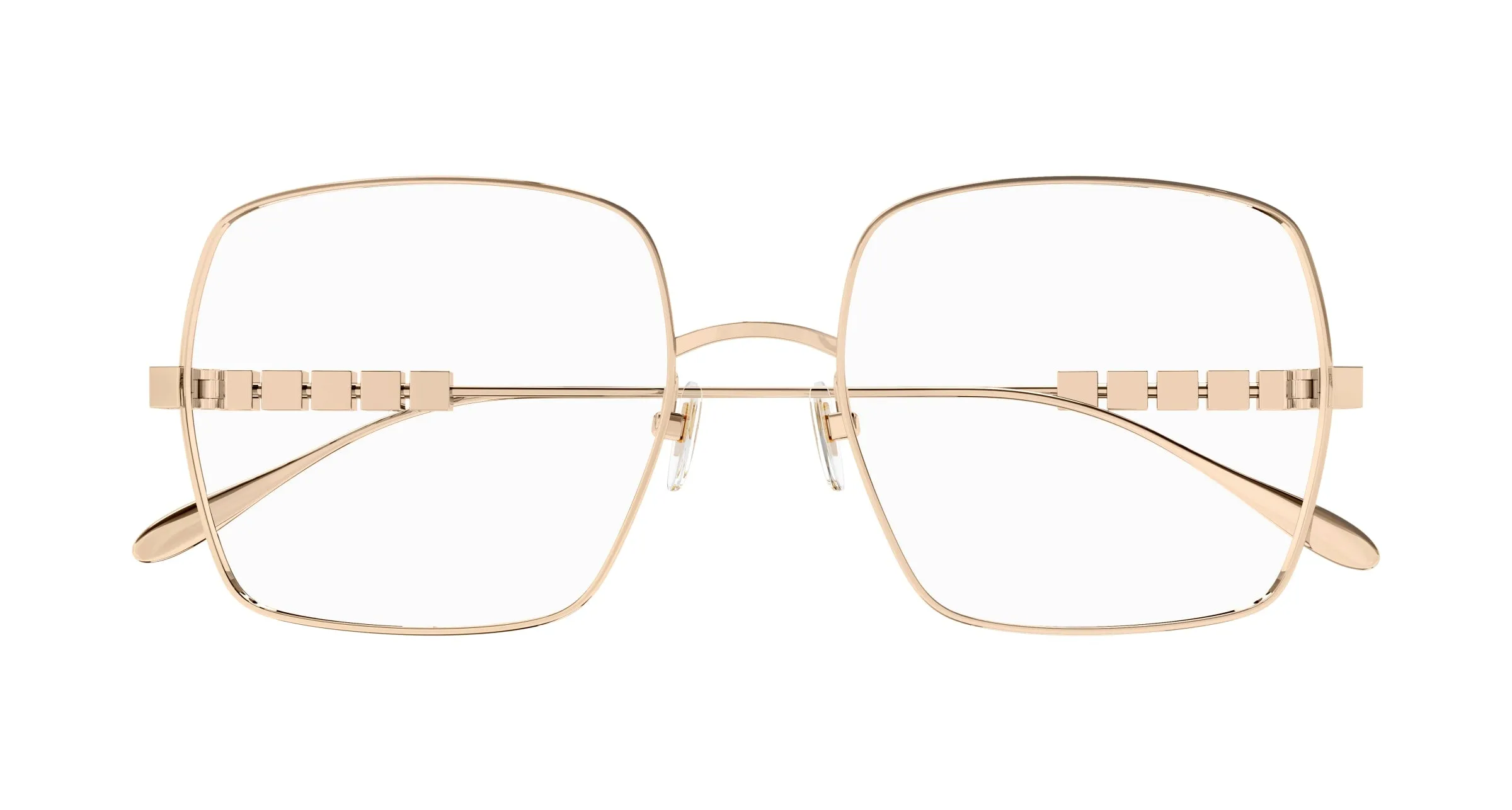 Gucci GG1434O 002 Montature da vista Metallo Oro Trasparente Squadrata - immagine 2