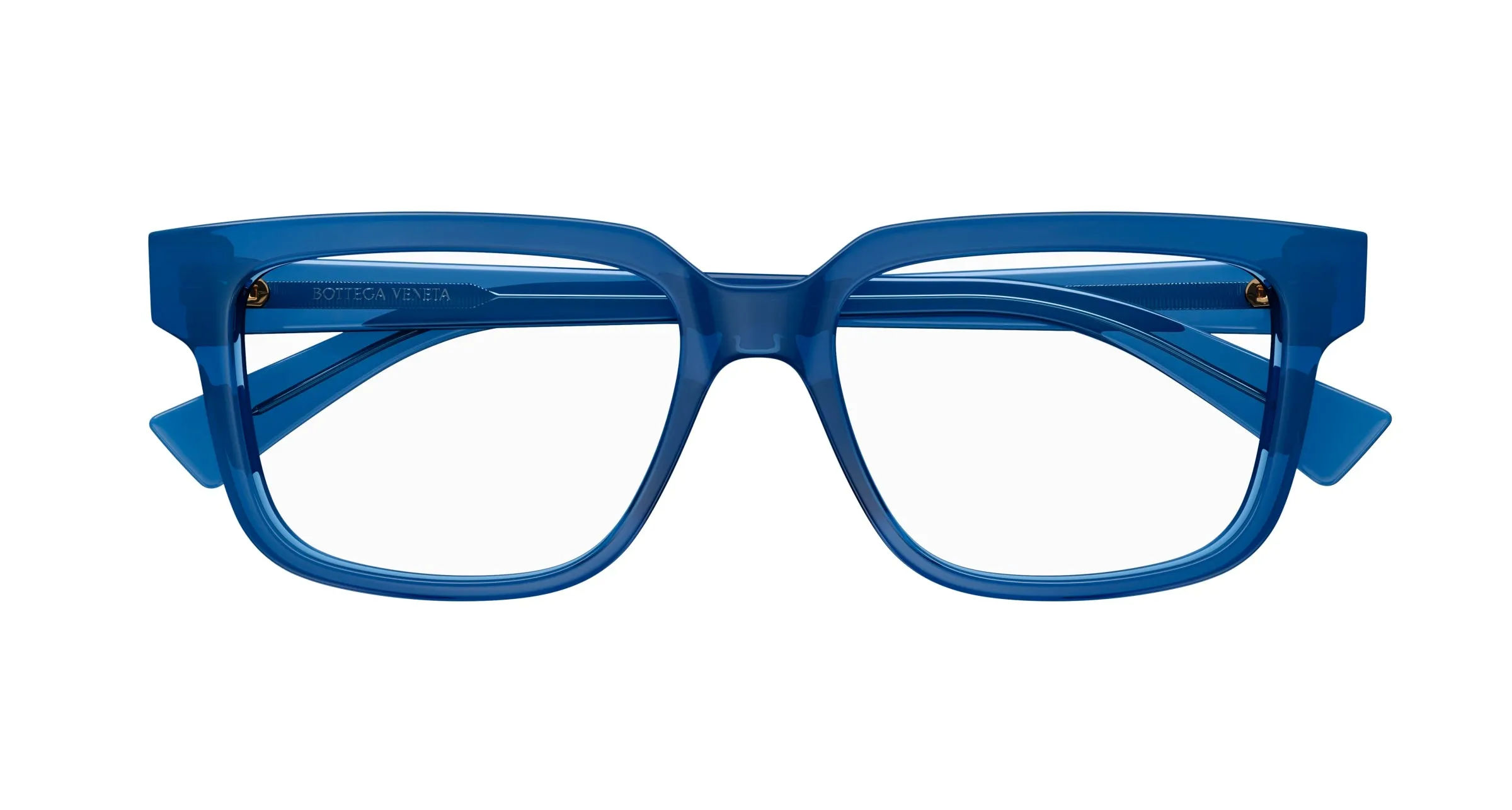 Bottega Veneta BV1256O 008 Montature da vista Acetato Blu Squadrata - immagine 2
