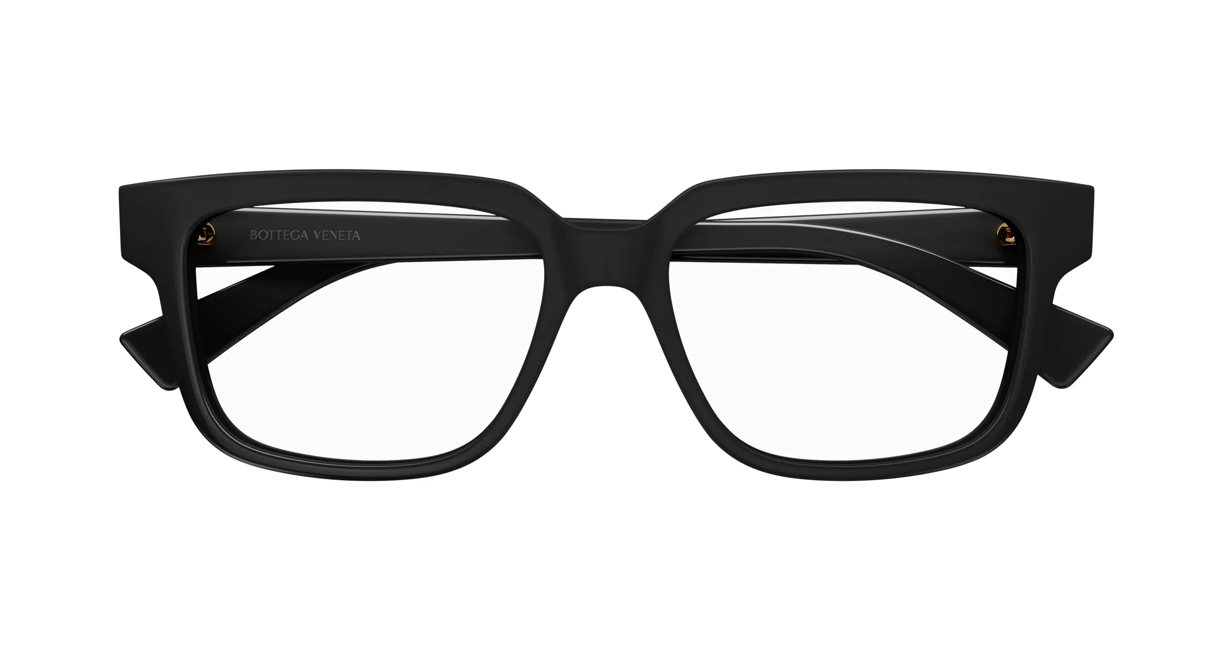Bottega Veneta BV1256O 005 Montature da vista Acetato Nero Squadrata - immagine 2