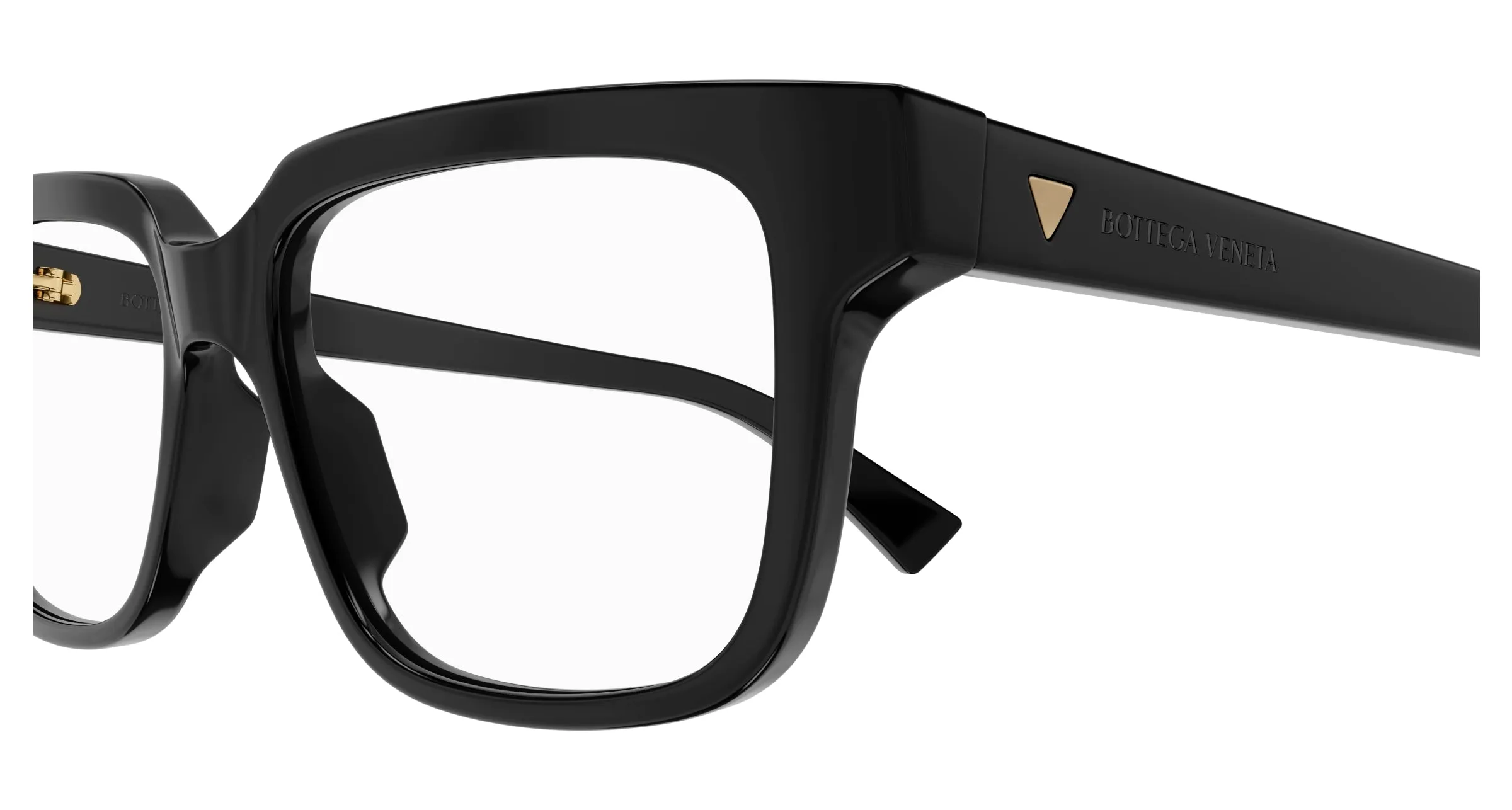 Bottega Veneta BV1256O 005 Montature da vista Acetato Nero Squadrata - immagine 3