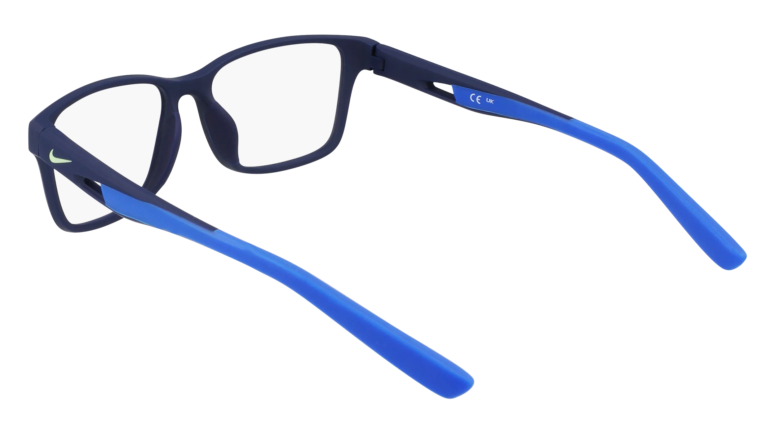 Nike Junior Nike NIKE 5038 404 Montature da vista bambino Bio-iniettato Blu Squadrata Normale Fotocromatiche - immagine 3