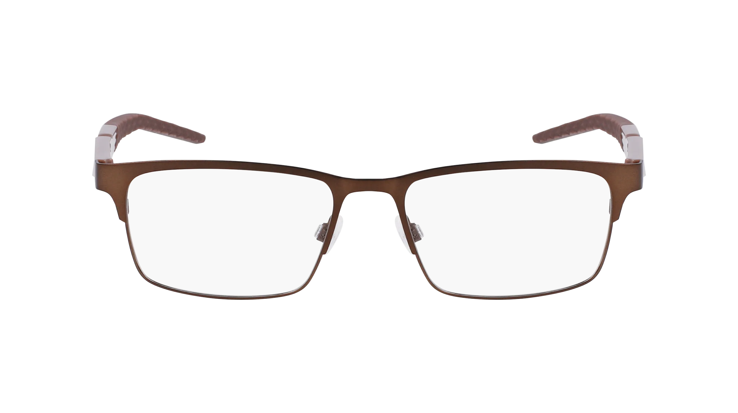 Nike NIKE 8154 201 Montature da vista Metallo Marrone Squadrata Normale Fotocromatiche - immagine 3
