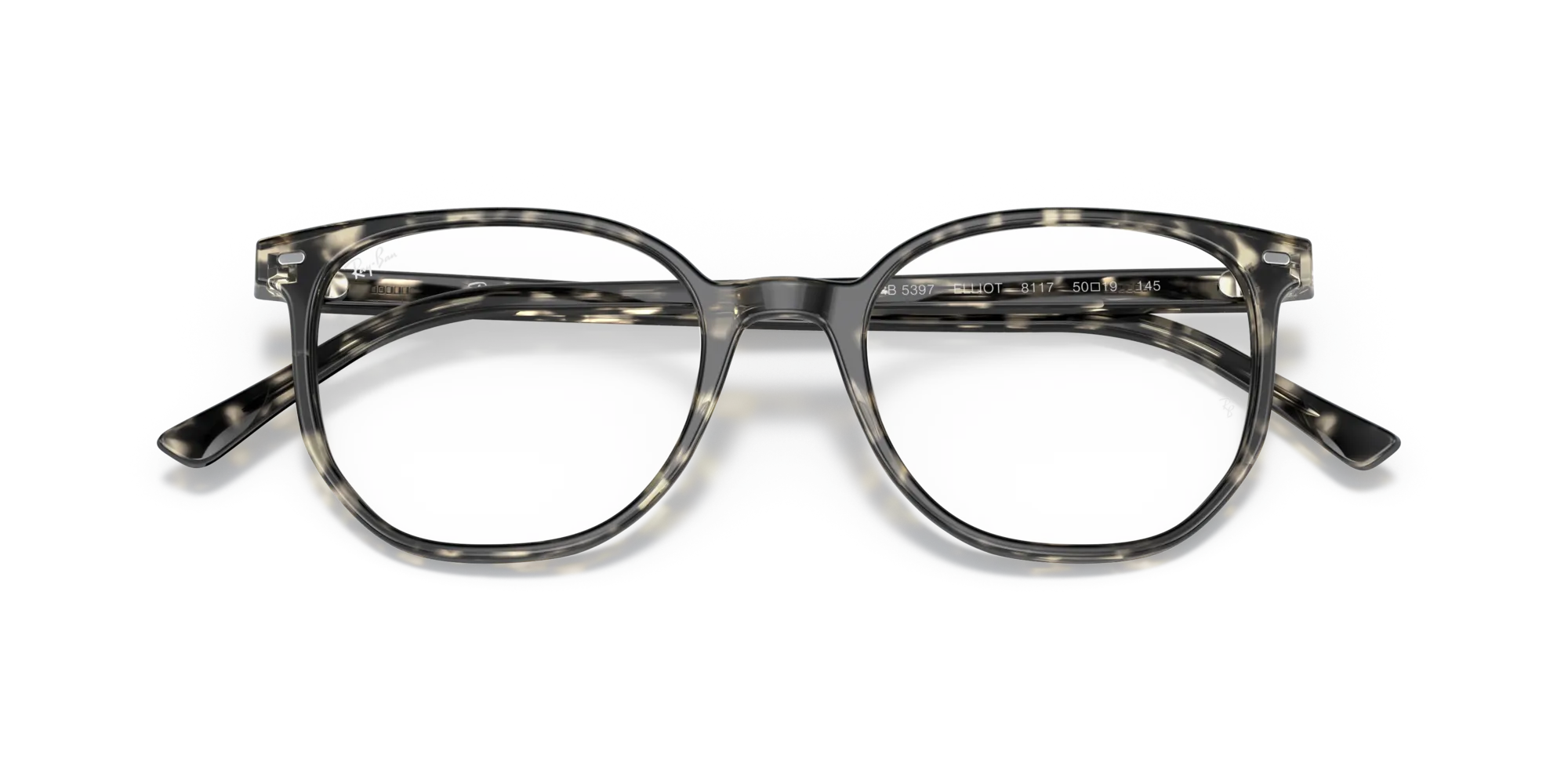 Ray - Ban RX5397 ELLIOT 8117 Montature da vista Acetato Tartaruga Geometrica Normale - immagine 2