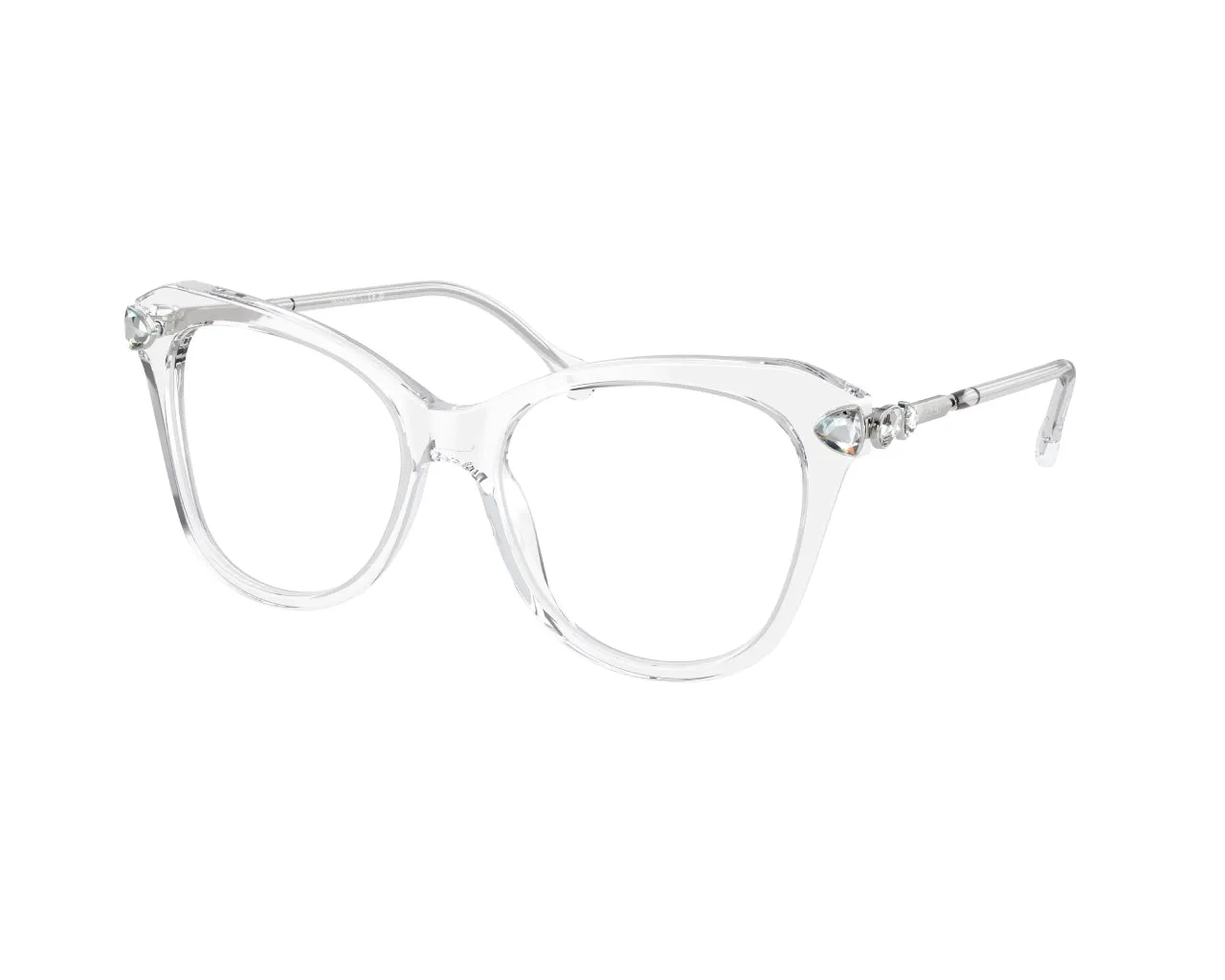 Swarovski SK2012 1027 Montature da vista Acetato Trasparente Trasparente Geometrica Normale - immagine 1
