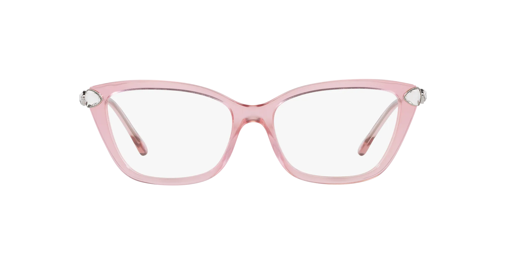 Swarovski SK2011 3001 Montature da vista Acetato Rosa Cat Eye Normale - immagine 2