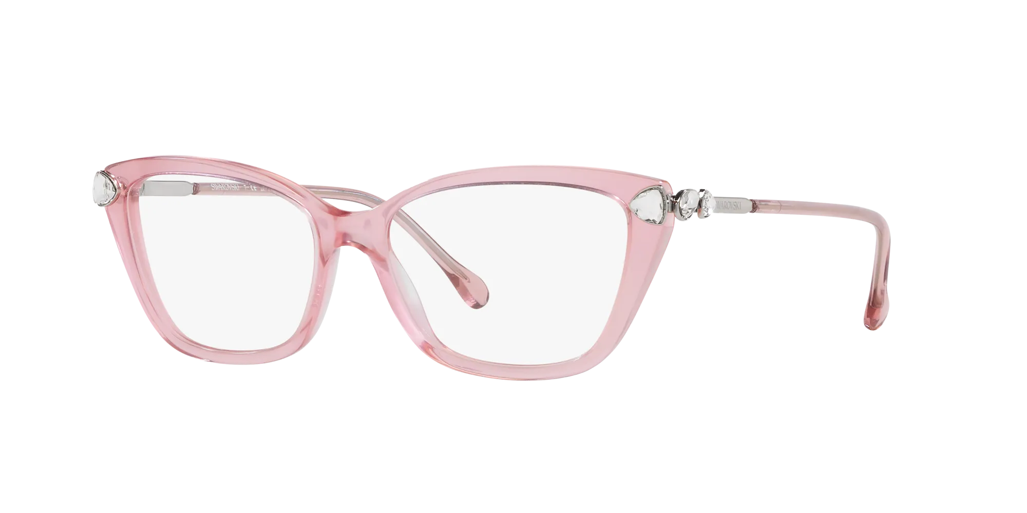 Swarovski SK2011 3001 Montature da vista Acetato Rosa Cat Eye Normale - immagine 3
