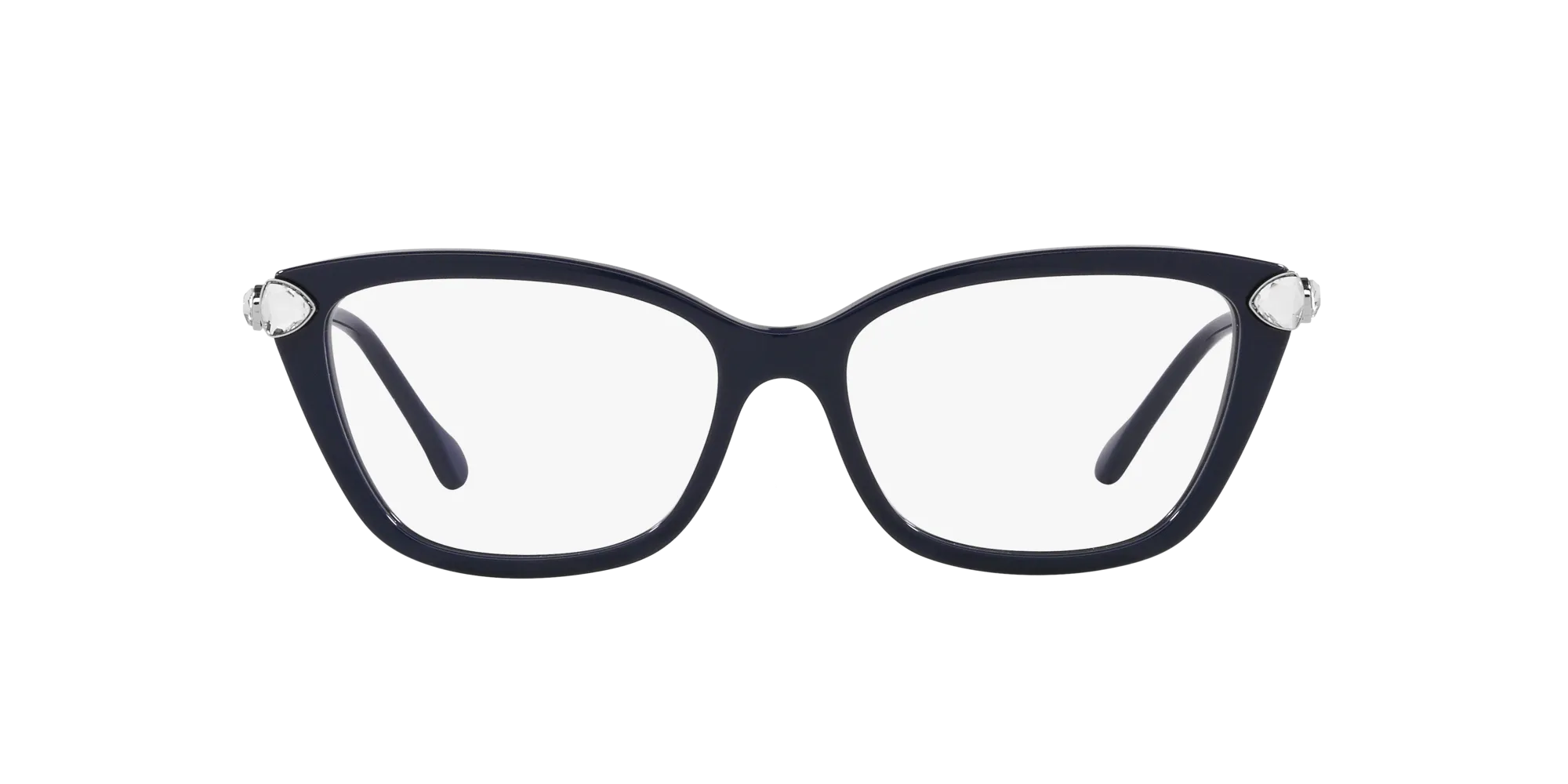 Swarovski SK2011 1004 Montature da vista Acetato Blu Cat Eye Normale - immagine 2