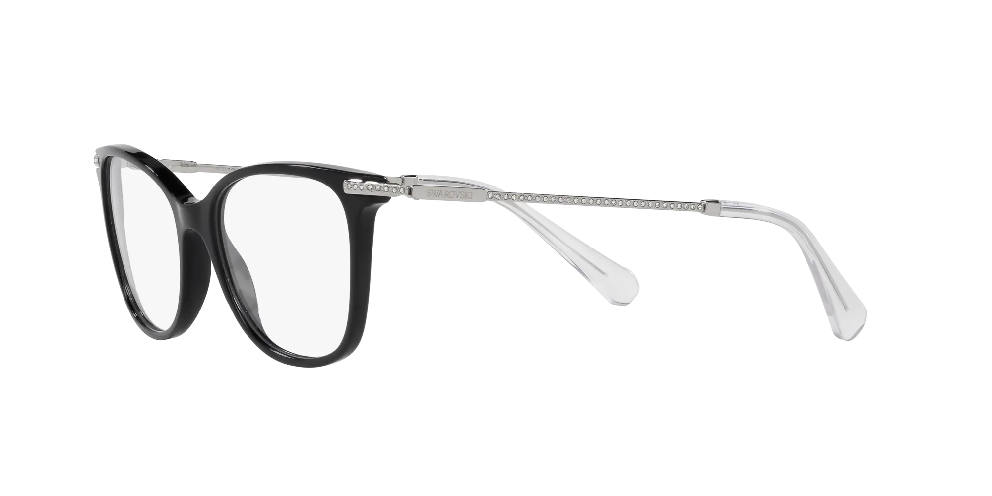 Swarovski SK2010 1038 Montature da vista Acetato Nero Squadrata Normale - immagine 4